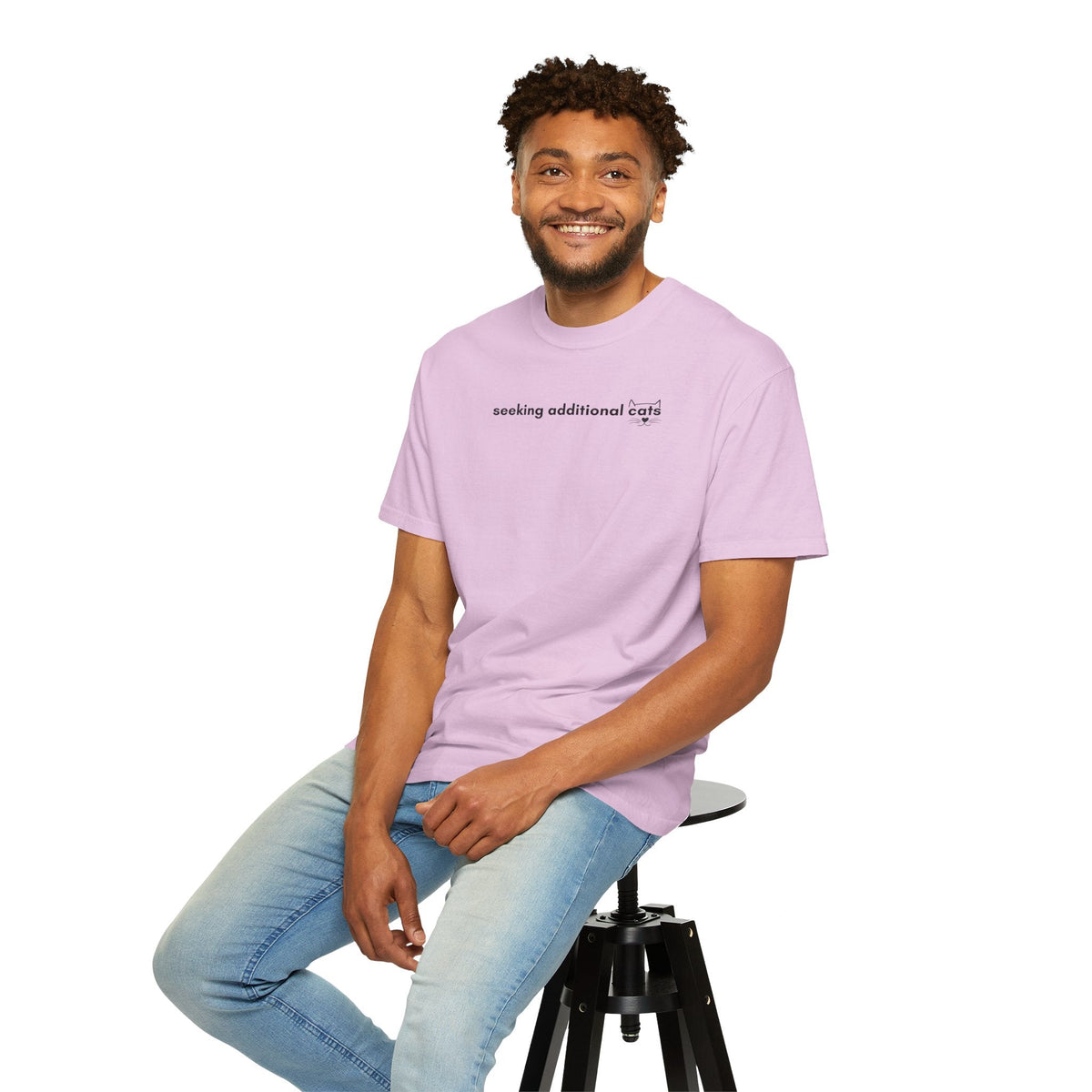 Seeking Additional Cats T-Shirt | Cat Lover Minimal Tee - Clothing, Unisex, T-Shirts - EpiAl's Shop