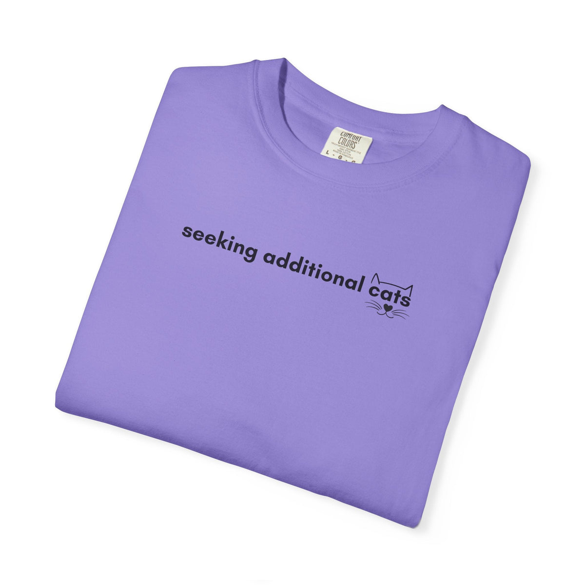 Seeking Additional Cats T-Shirt | Cat Lover Minimal Tee - Clothing, Unisex, T-Shirts - EpiAl's Shop