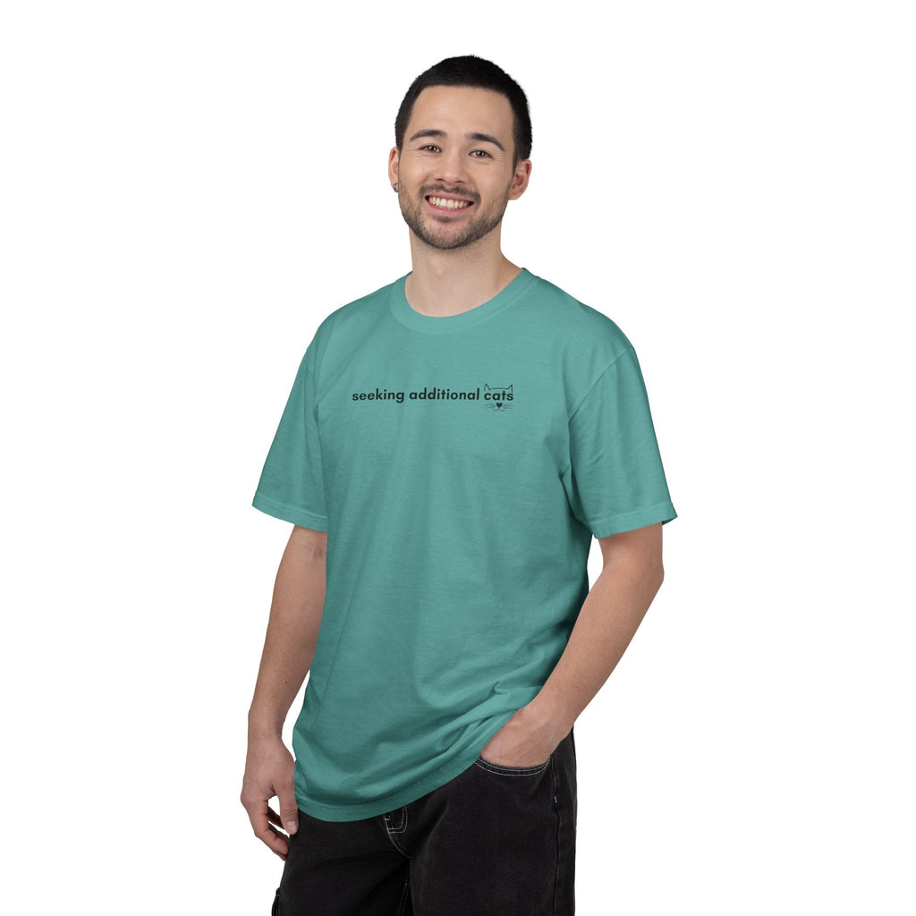Seeking Additional Cats T-Shirt | Cat Lover Minimal Tee - Clothing, Unisex, T-Shirts - EpiAl's Shop