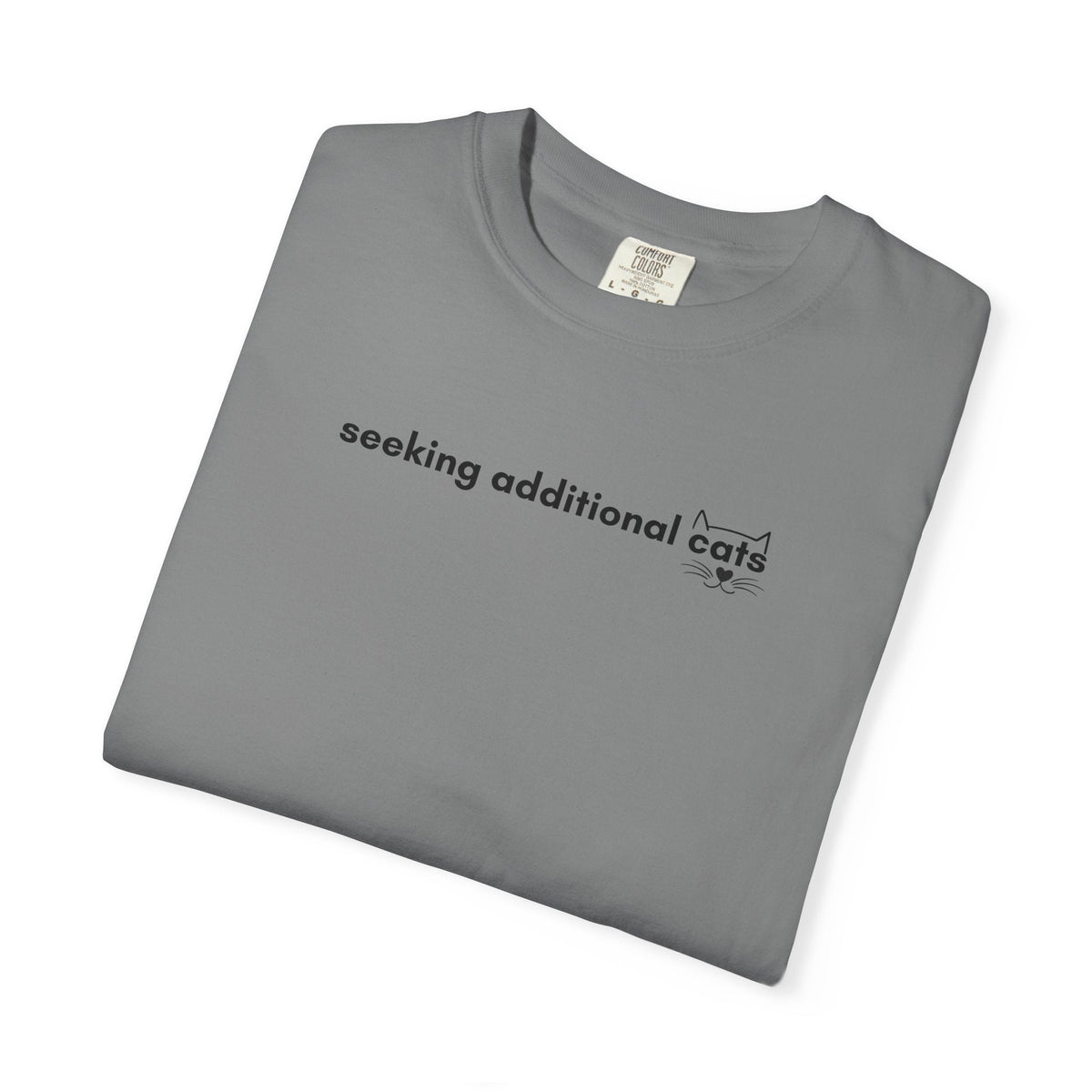 Seeking Additional Cats T-Shirt | Cat Lover Minimal Tee - Clothing, Unisex, T-Shirts - EpiAl's Shop