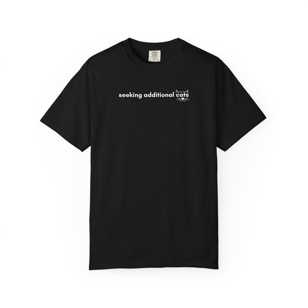 Seeking Additional Cats T-Shirt | Cat Lover Minimal Tee - Clothing, Unisex, T-Shirts - EpiAl's Shop