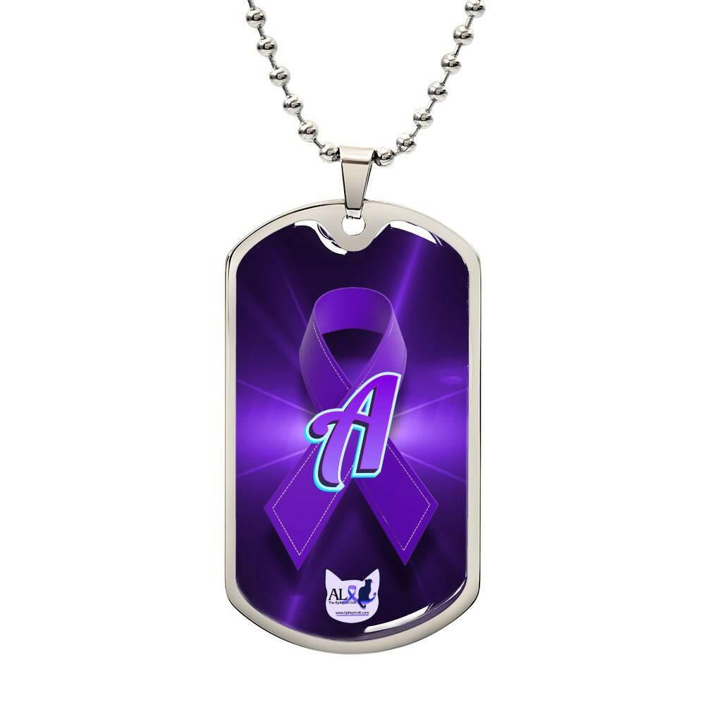 Seize the Day Initial Necklace A - Jewelry - Epileptic Al’s Shop