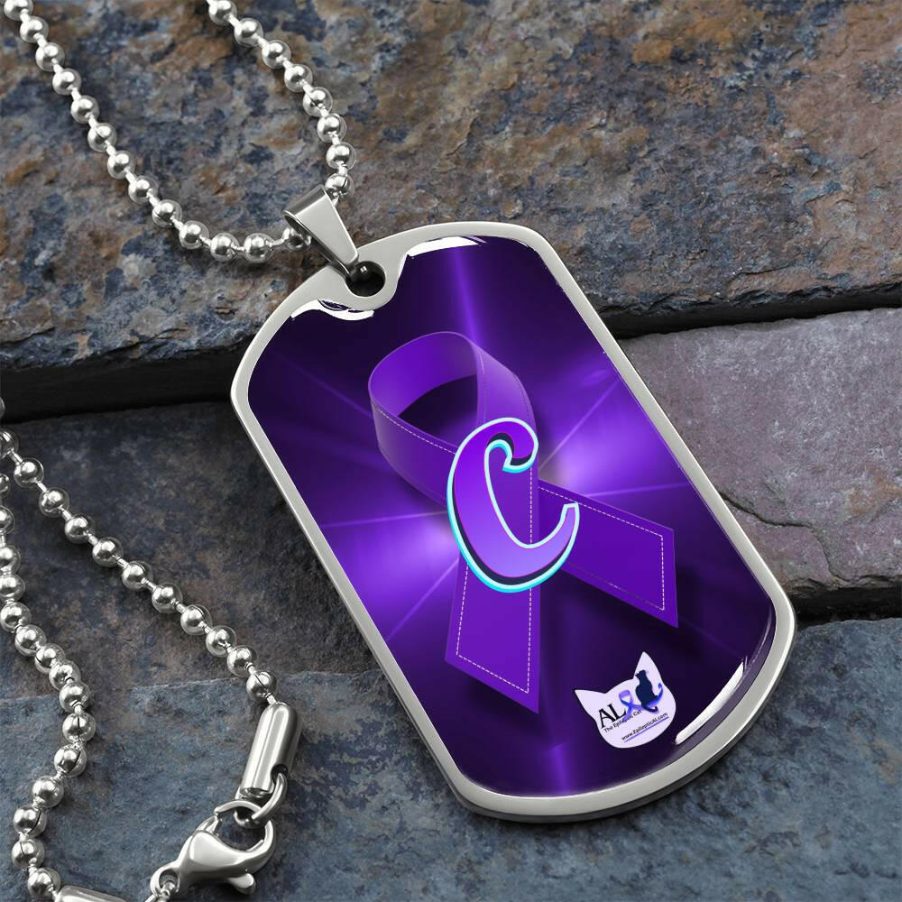 Seize the Day Initial Necklace C - Jewelry - Epileptic Al’s Shop