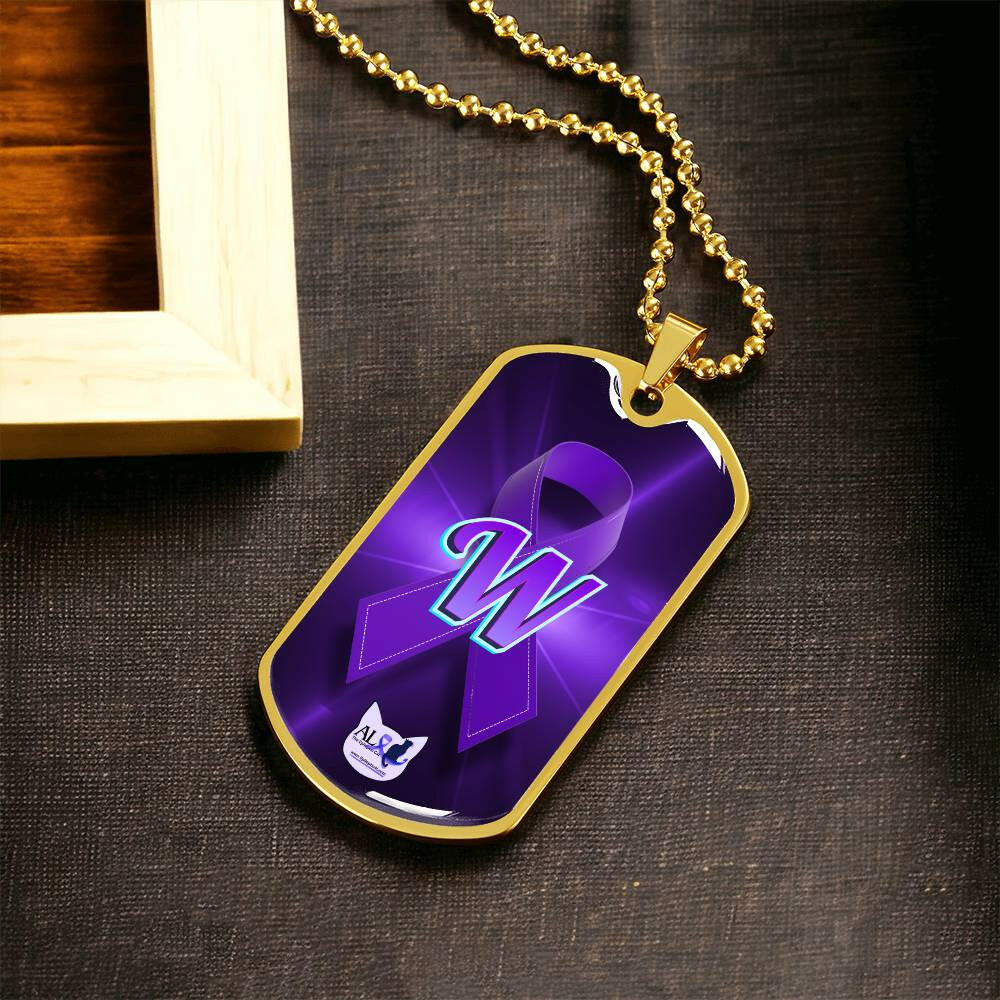 Seize the Day Initial Necklace W - Jewelry - Epileptic Al’s Shop