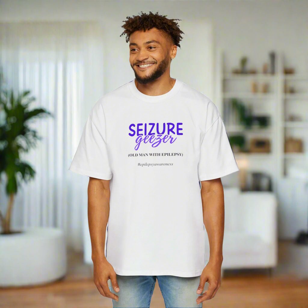 Seizure Awareness Oversized Tee for Seizure Geezers - Clothing, T-shirts - EpiAl's Shop