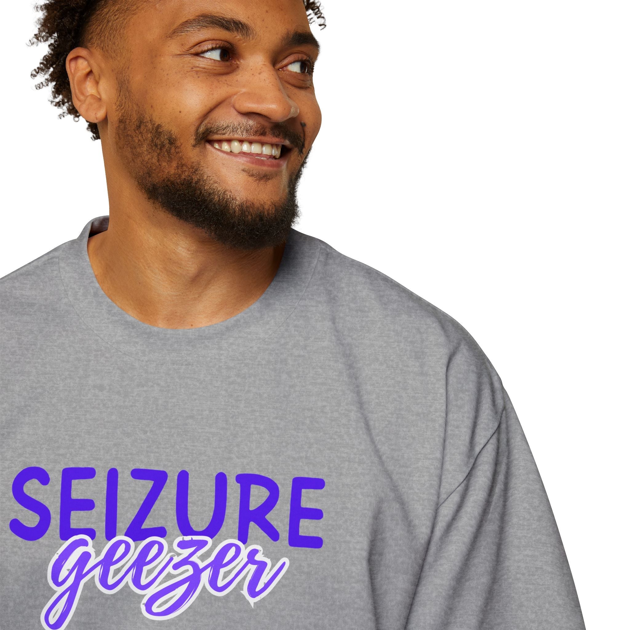 Seizure Awareness Oversized Tee for Seizure Geezers - Clothing, T-shirts - EpiAl's Shop