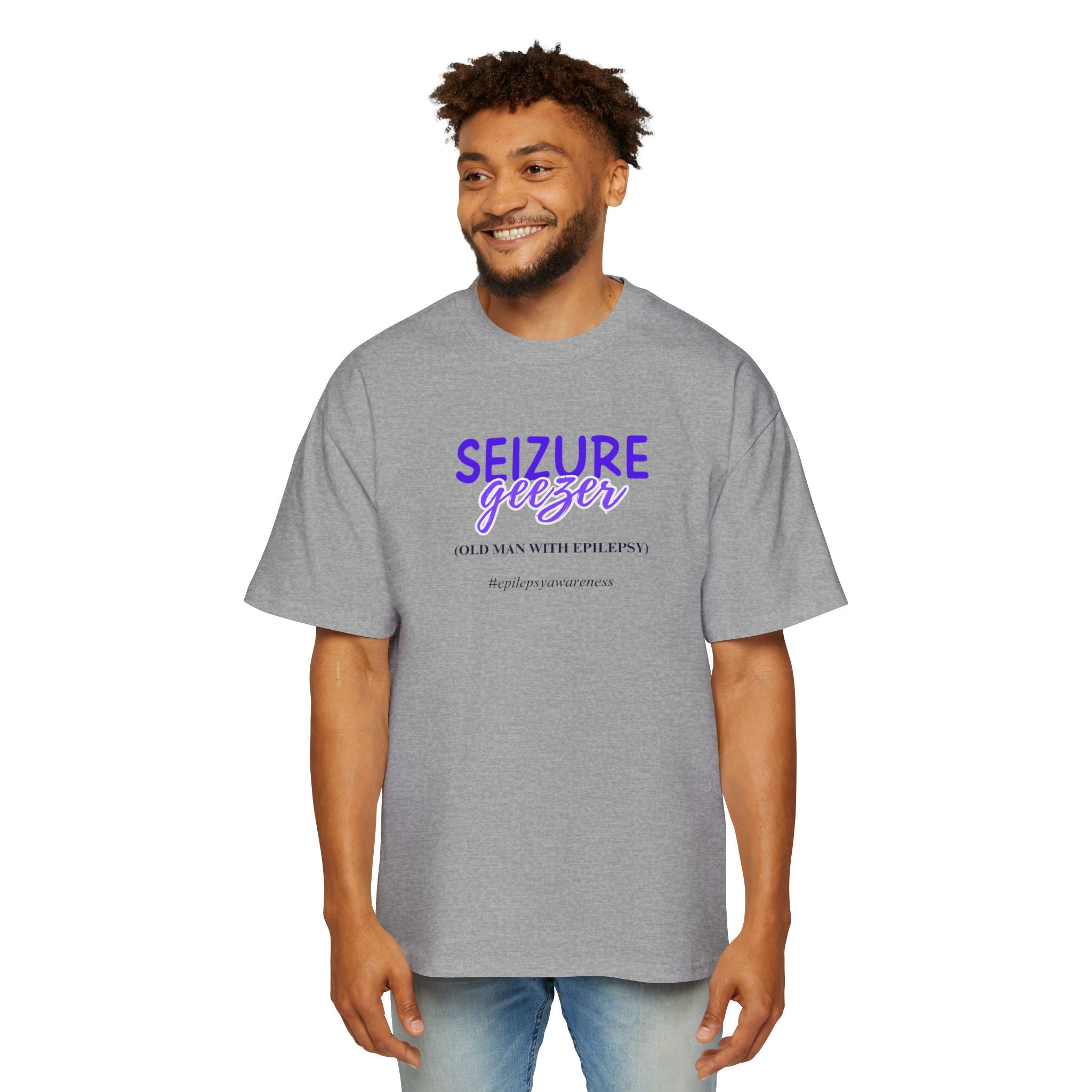 Seizure Awareness Oversized Tee for Seizure Geezers - Clothing, T-shirts - EpiAl's Shop