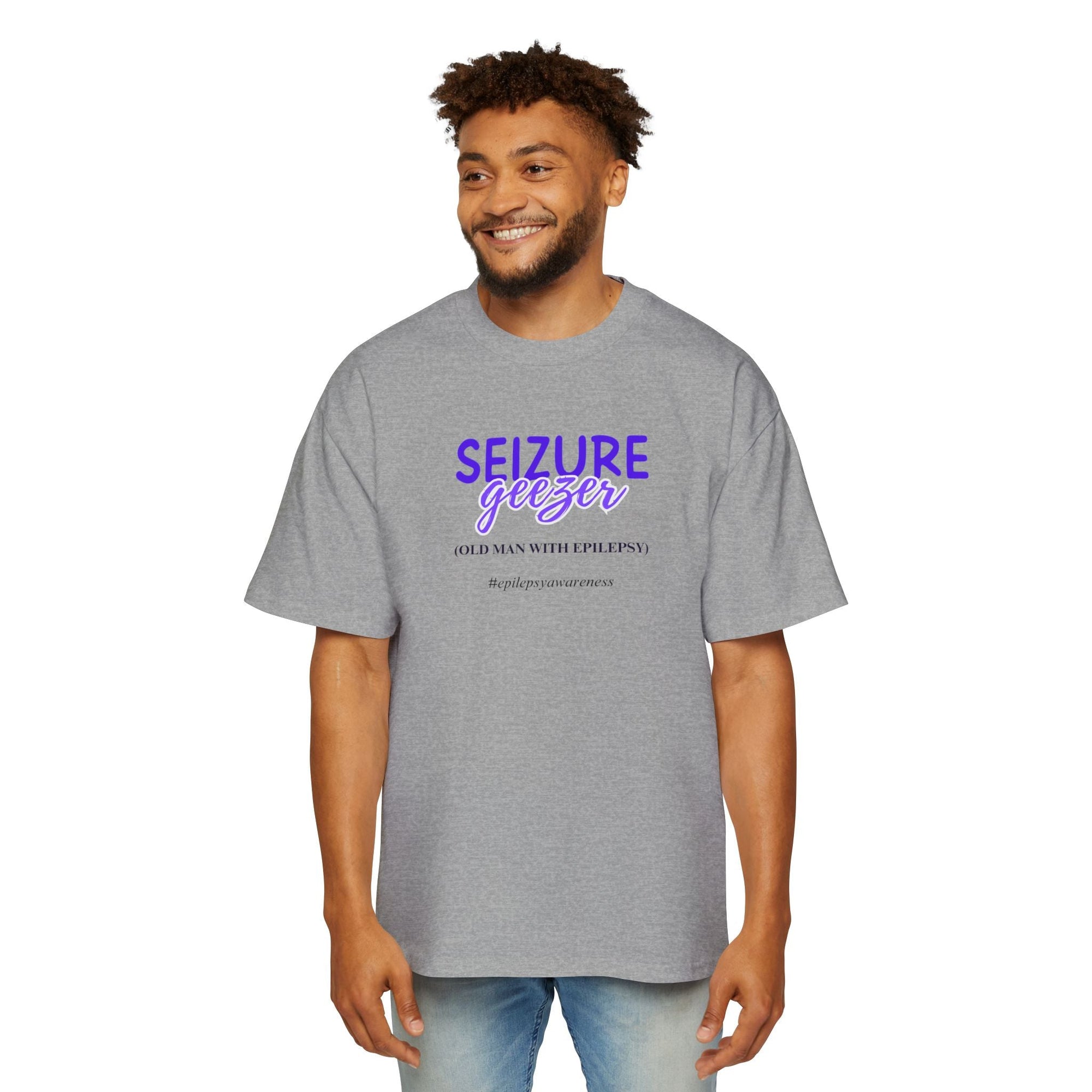 Seizure Awareness Oversized Tee for Seizure Geezers - Clothing, T-shirts - EpiAl's Shop