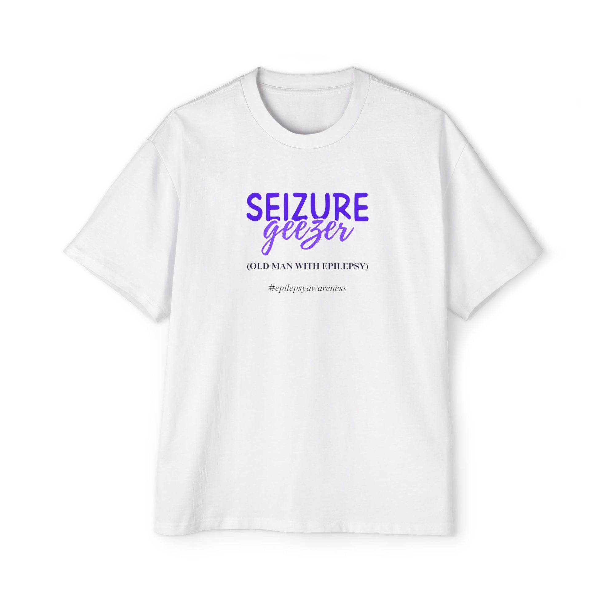 Seizure Awareness Oversized Tee for Seizure Geezers - Clothing, T-shirts - EpiAl's Shop
