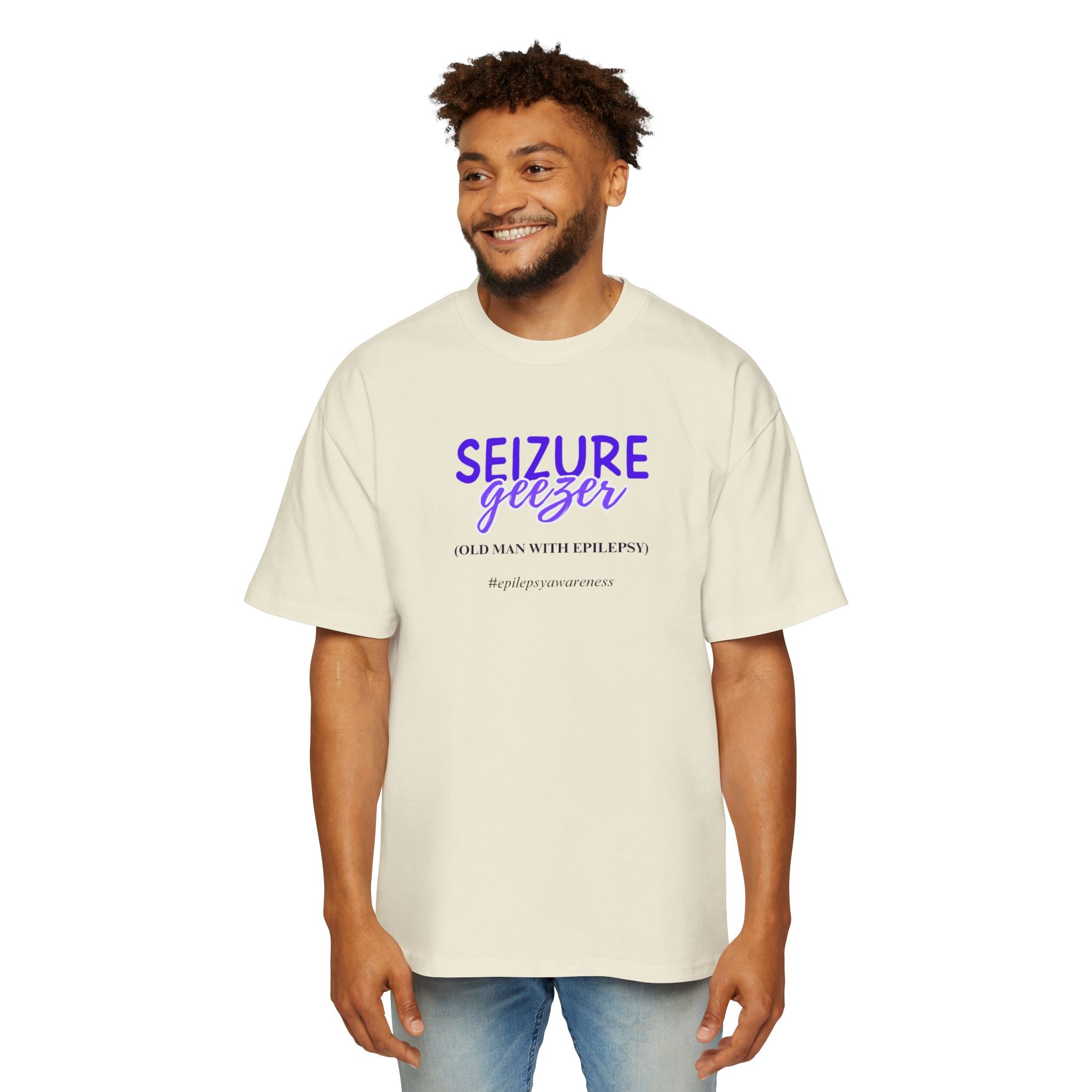 Seizure Awareness Oversized Tee for Seizure Geezers - Clothing, T-shirts - EpiAl's Shop