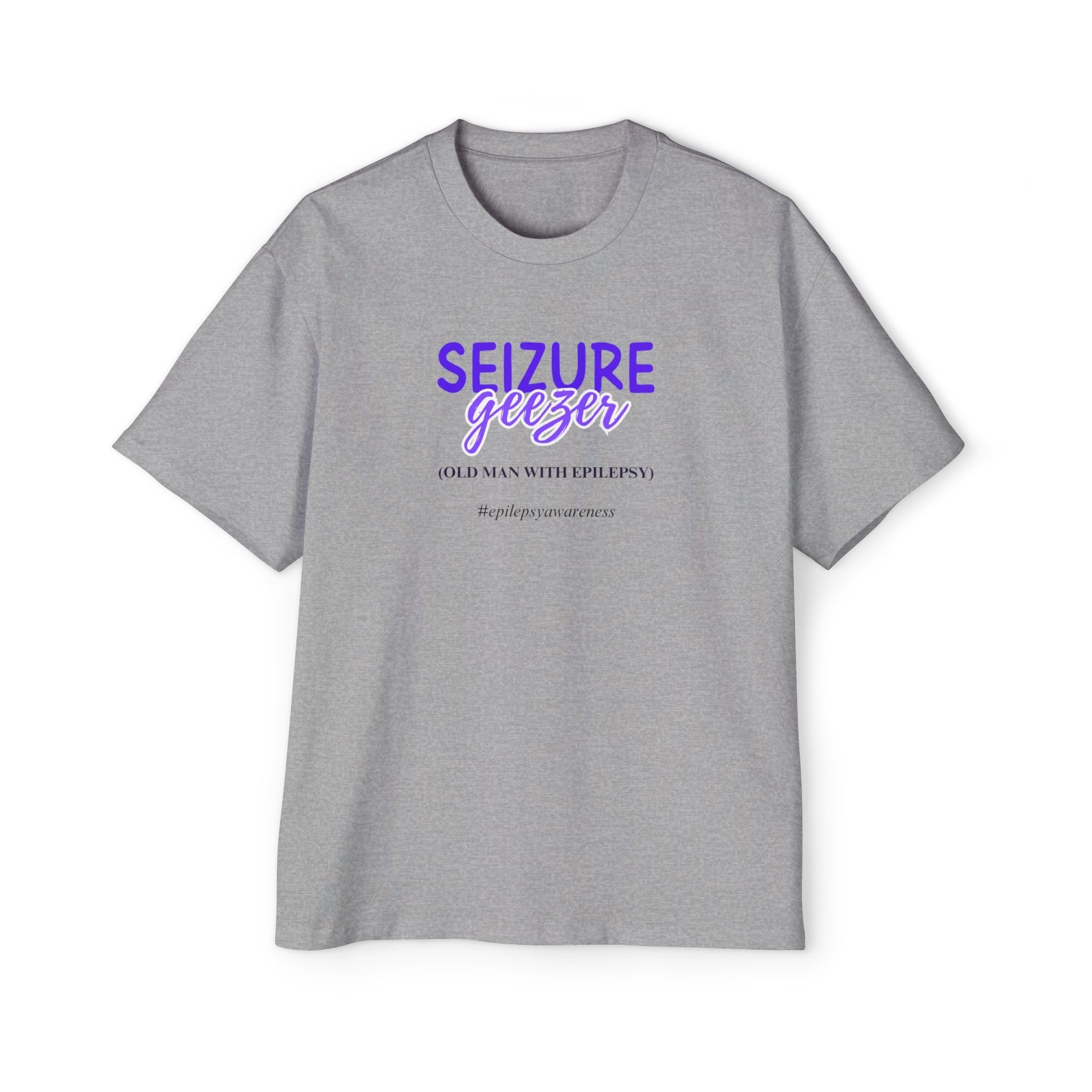 Seizure Awareness Oversized Tee for Seizure Geezers - Clothing, T-shirts - EpiAl's Shop