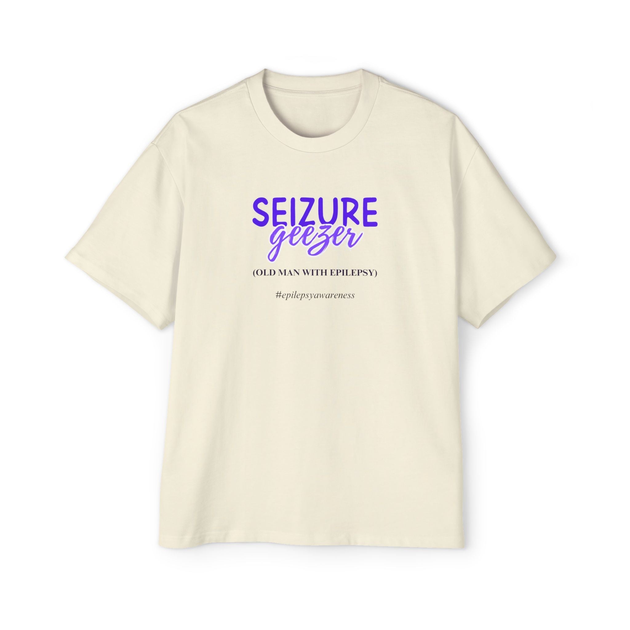 Seizure Awareness Oversized Tee for Seizure Geezers - Clothing, T-shirts - EpiAl's Shop
