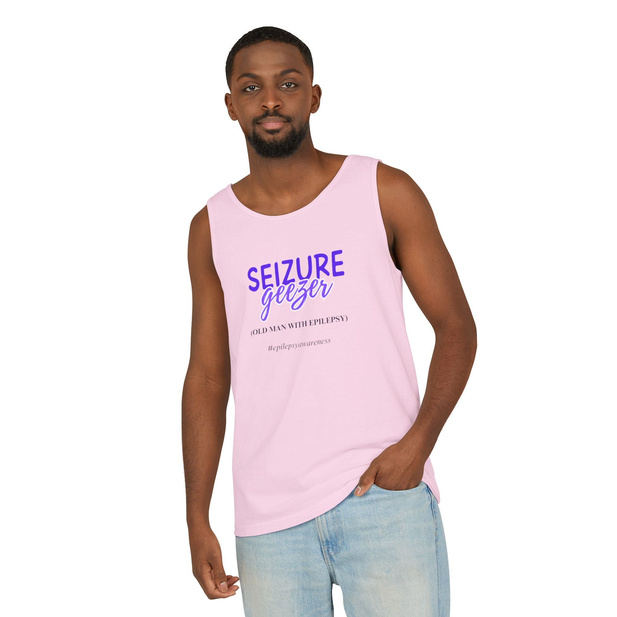 Seizure Awareness Tank Top for Men - Support Epilepsy Awareness - Clothing, Tank Tops - EpiAl's Shop
