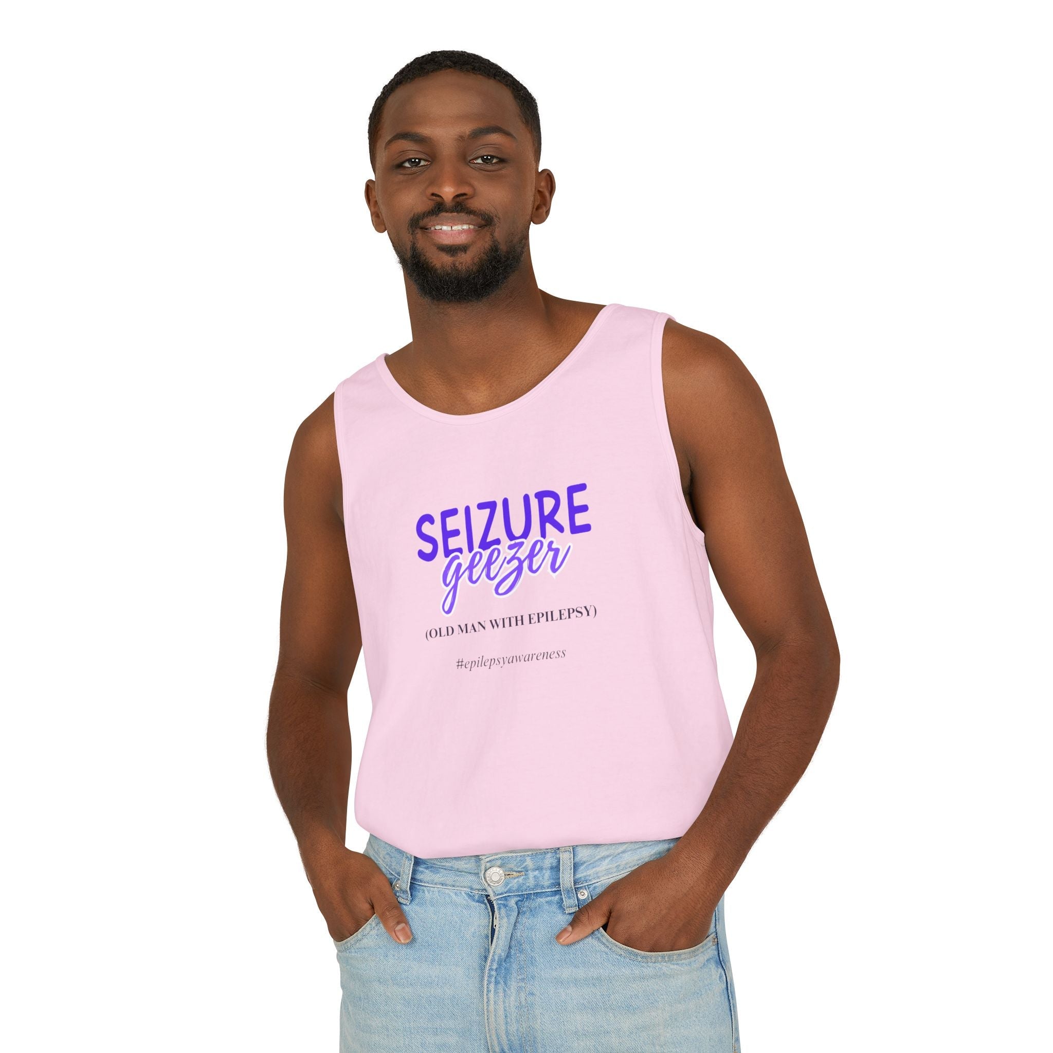 Seizure Awareness Tank Top for Men - Support Epilepsy Awareness - Clothing, Tank Tops - EpiAl's Shop