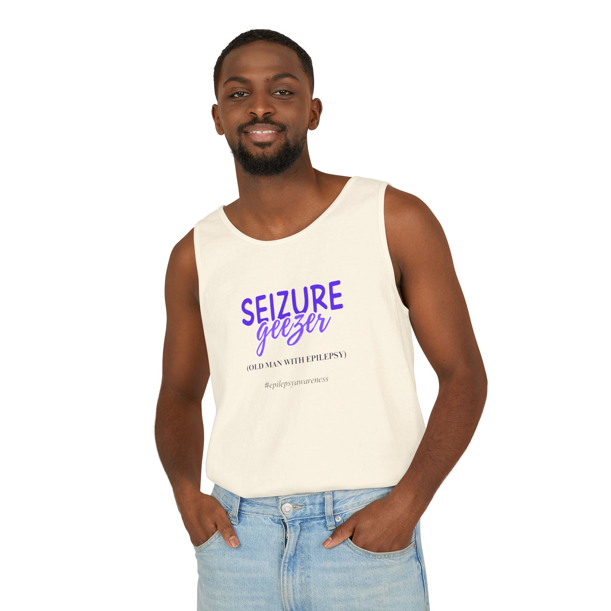Seizure Awareness Tank Top for Men - Support Epilepsy Awareness - Clothing, Tank Tops - EpiAl's Shop