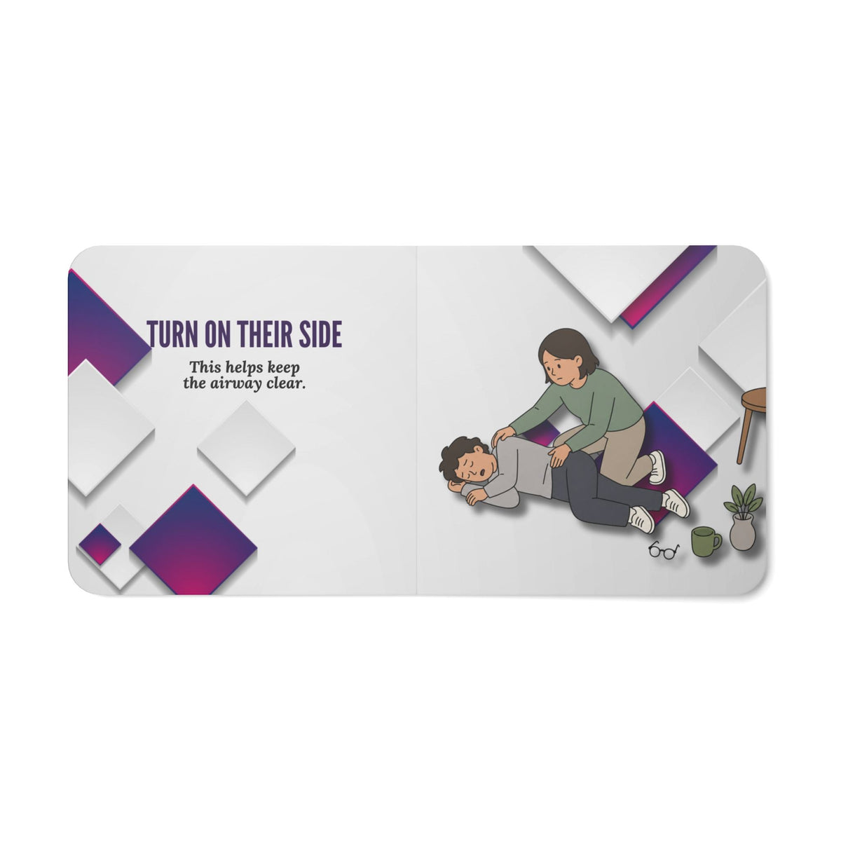 Seizure First Aid Board Book for All Ages | Simple Safety Guide - Books, Board - EpiAl's Shop