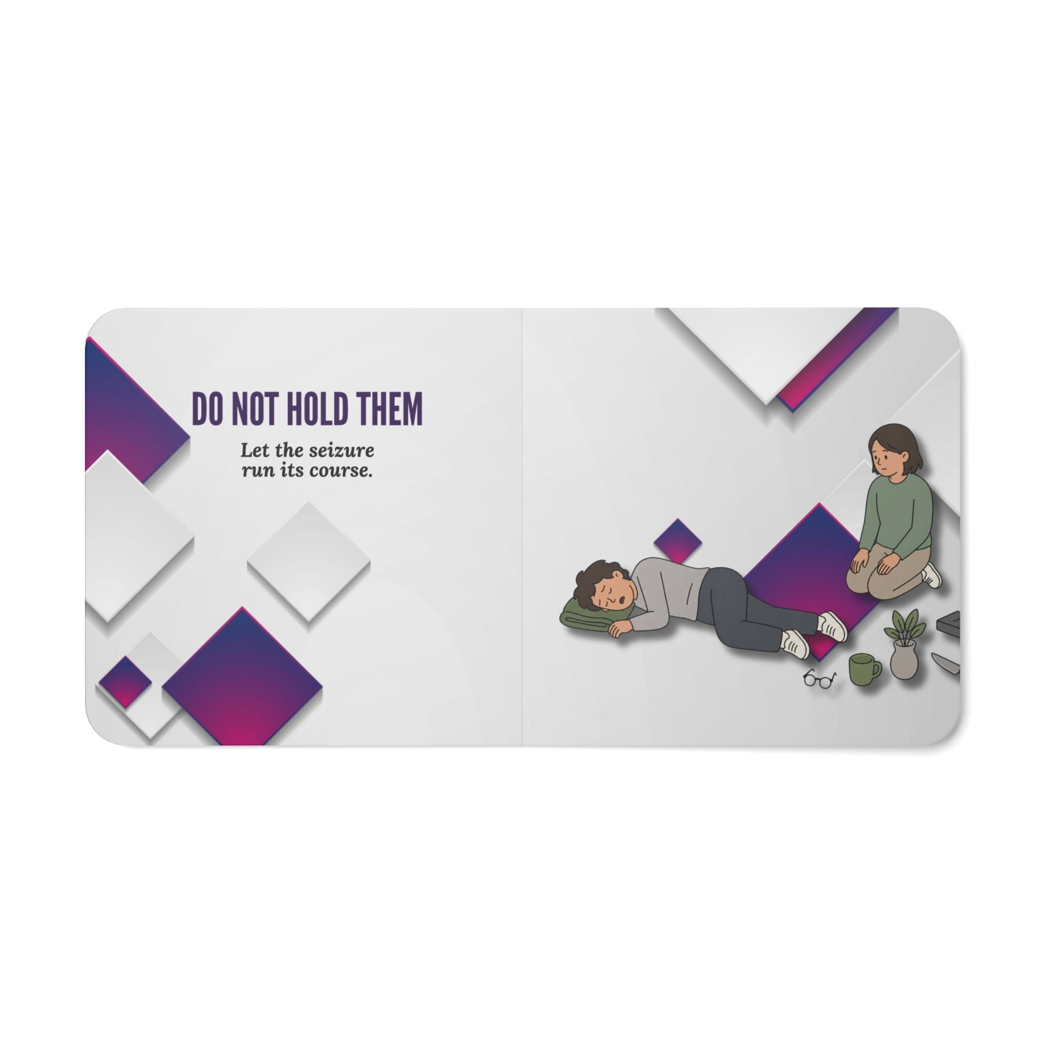 Seizure First Aid Board Book for All Ages | Simple Safety Guide - Books, Board - EpiAl's Shop