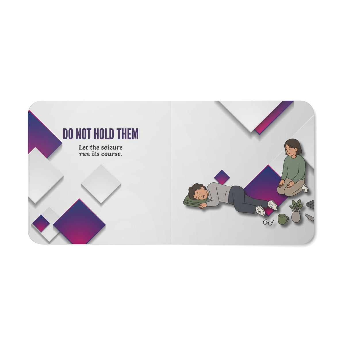 Seizure First Aid Board Book for All Ages | Simple Safety Guide - Books, Board - EpiAl's Shop