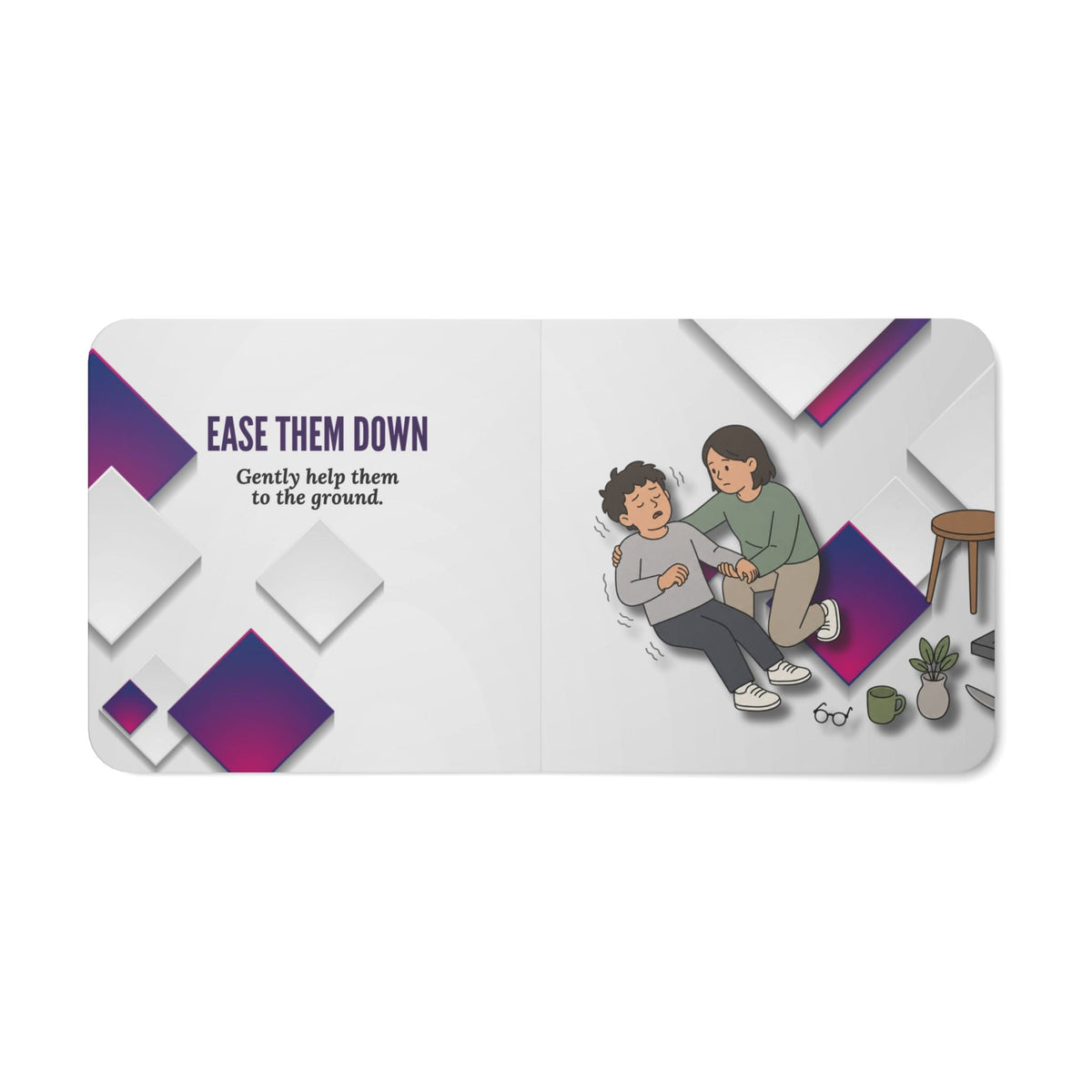 Seizure First Aid Board Book for All Ages | Simple Safety Guide - Books, Board - EpiAl's Shop