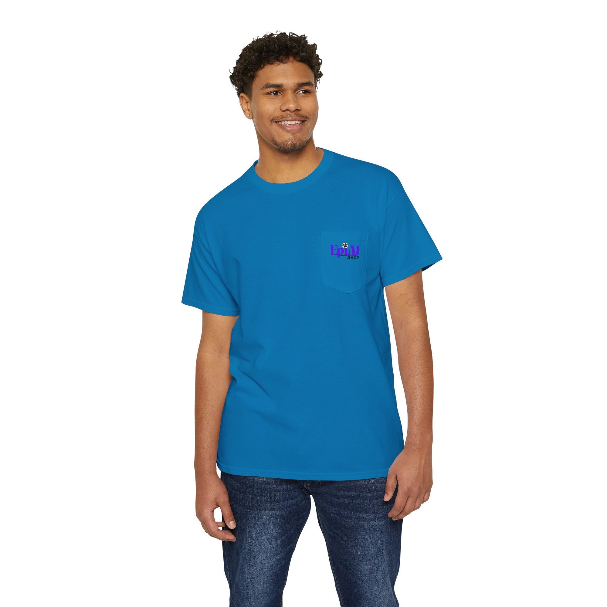Seizure First Aid Unisex Heavy Cotton Pocket Tee - T - Shirt - Epileptic Al’s Shop