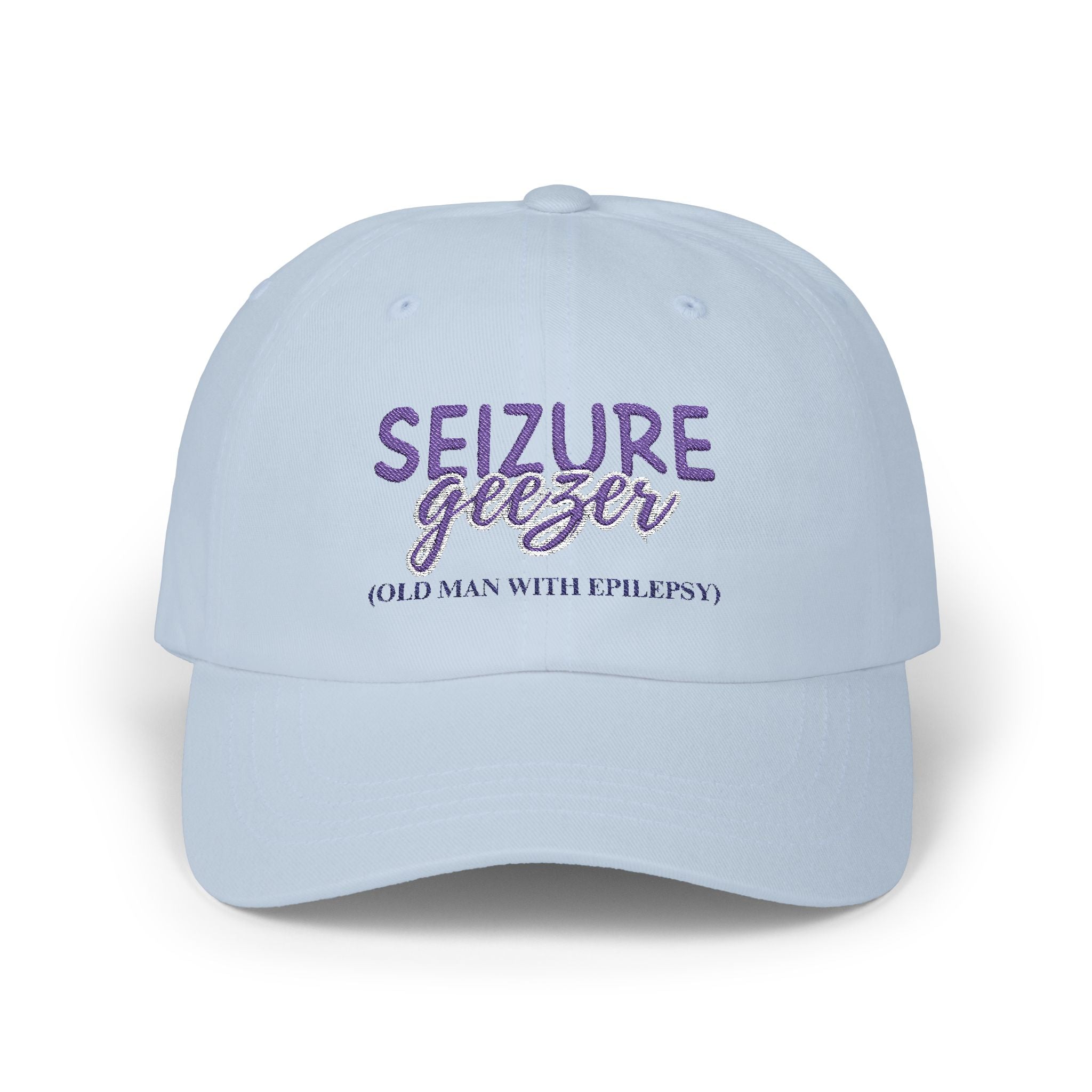 Seizure Geezer Classic Dad Cap - Supportive Hat for Epilepsy Awareness - Hats, Baseball & Trucker - EpiAl's Shop