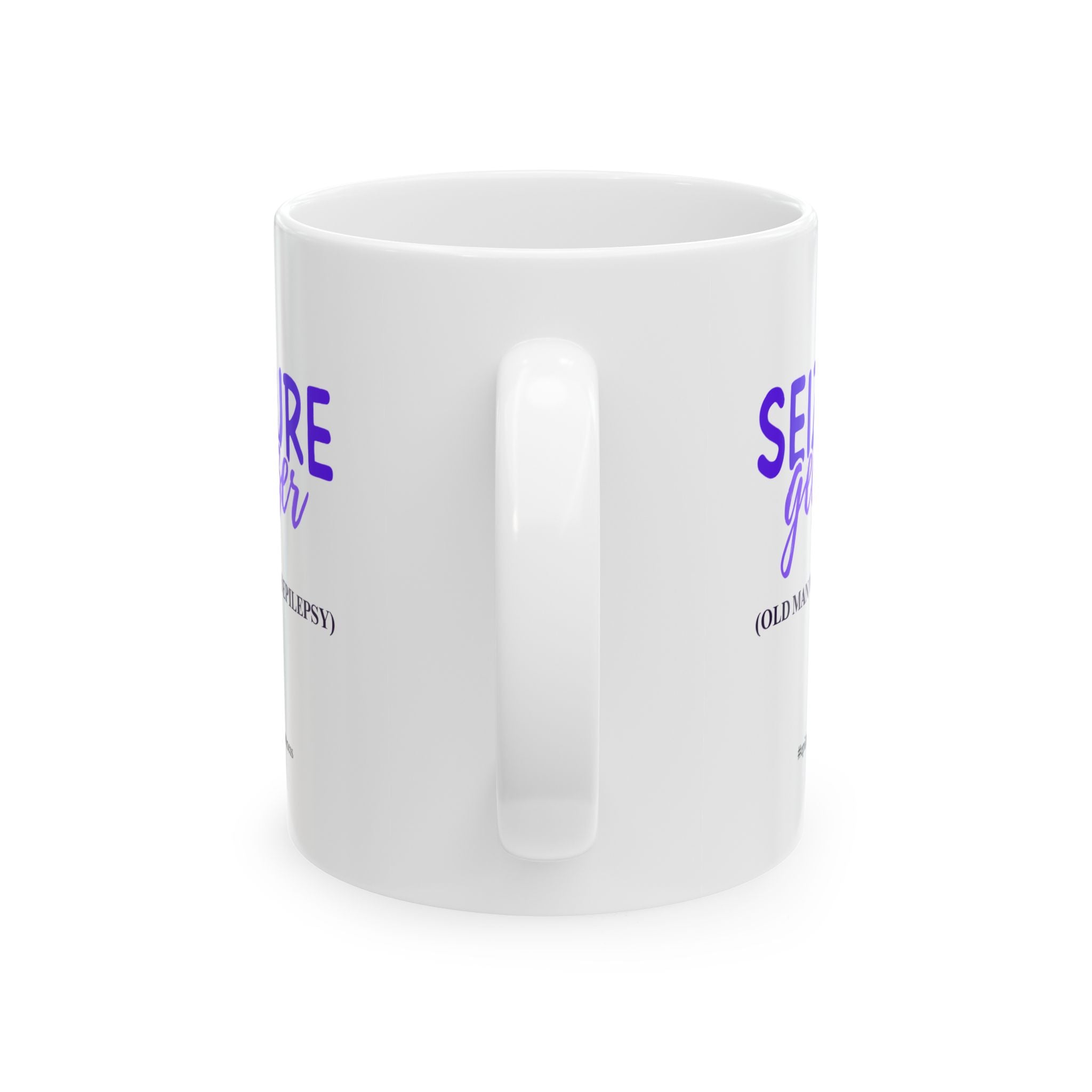 Seizure Geezer Epilepsy Awareness Ceramic Mug - Drinkware, Coffee Mugs - EpiAl's Shop
