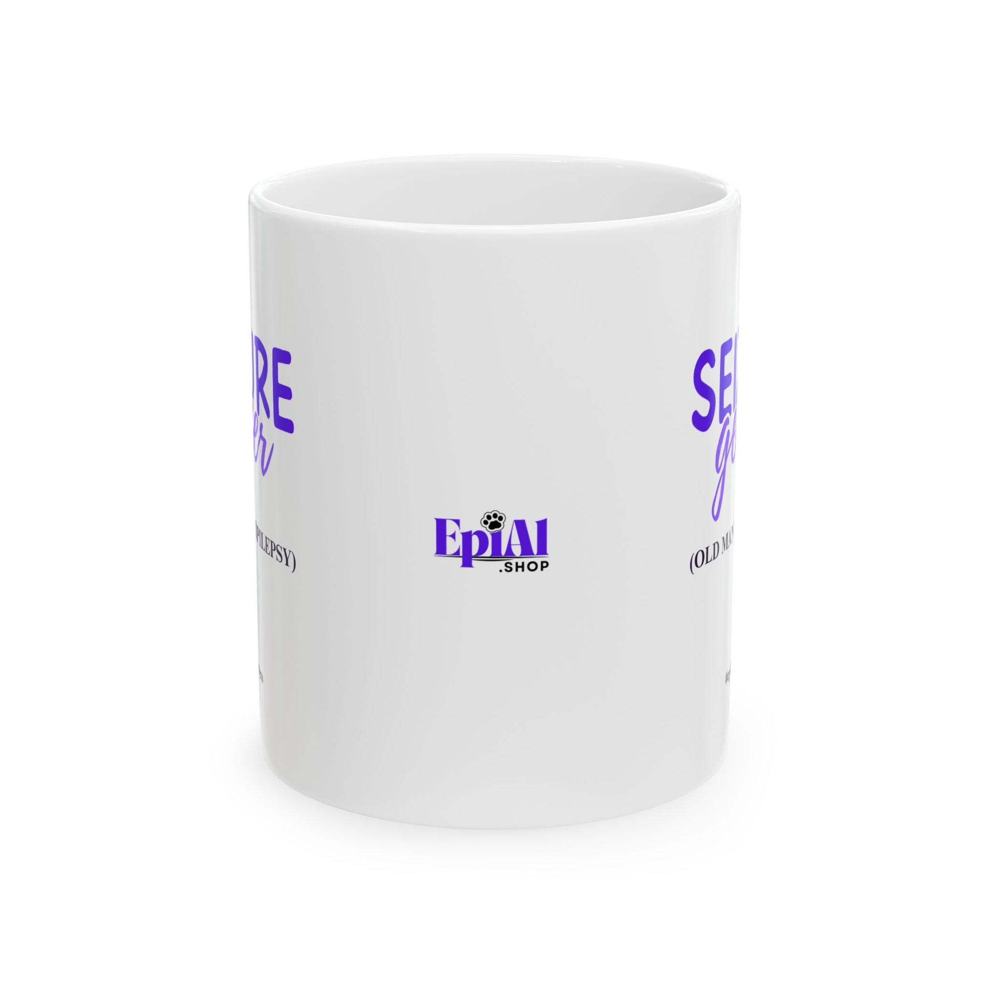 Seizure Geezer Epilepsy Awareness Ceramic Mug - Drinkware, Coffee Mugs - EpiAl's Shop