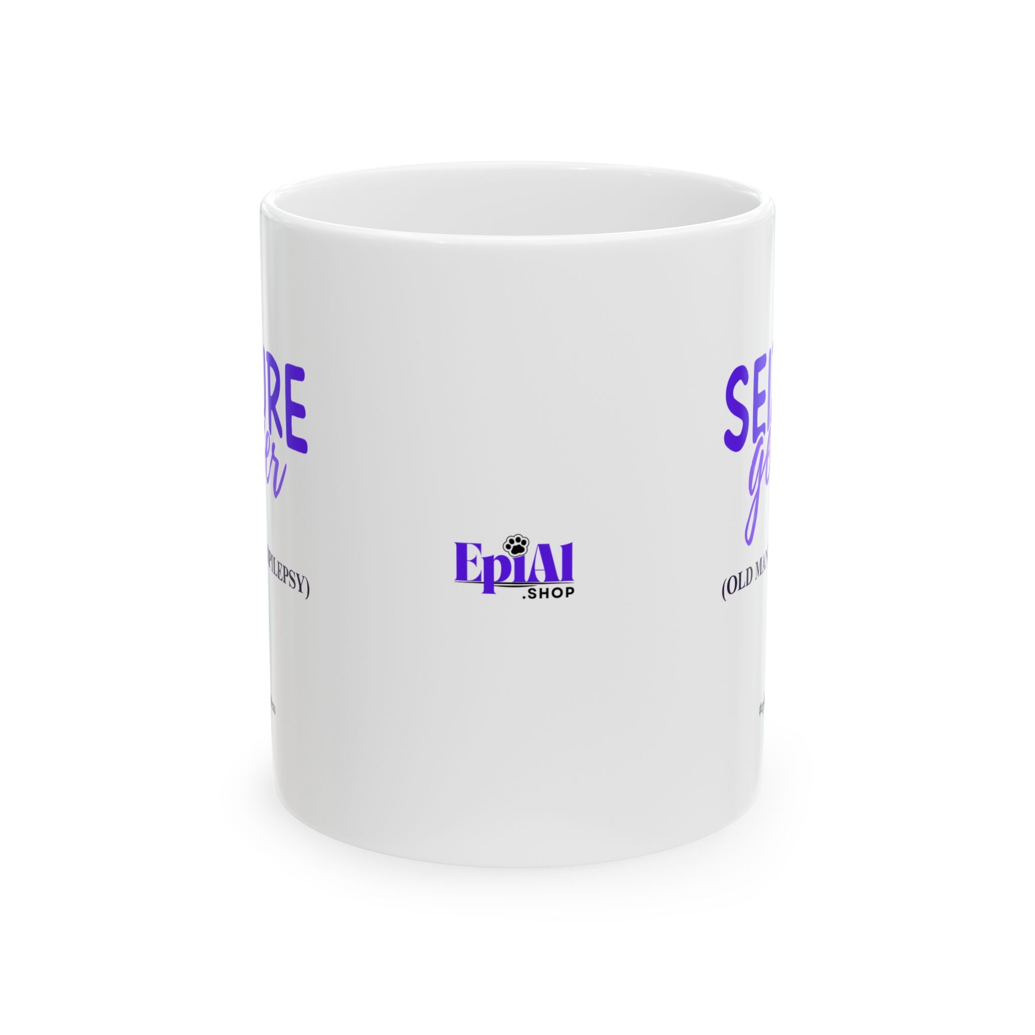 Seizure Geezer Epilepsy Awareness Ceramic Mug - Drinkware, Coffee Mugs - EpiAl's Shop