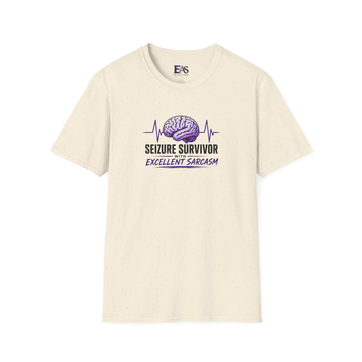 Seizure Survivor With Excellent Sarcasm Epilepsy T-Shirt - Clothing, Unisex, T-Shirts - EpiAl's Shop