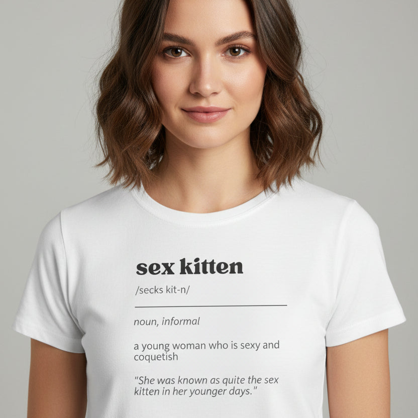 Sex Kitten Definition Women's Softstyle Tee - T - Shirt - Epileptic Al’s Shop