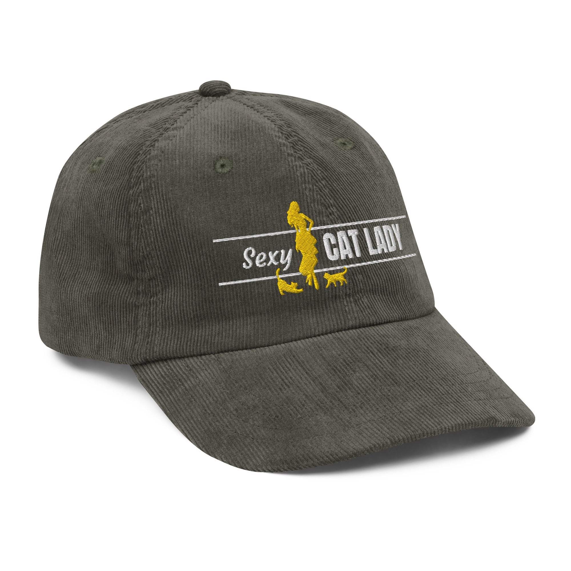 Sexy Cat Lady Corduroy Cat - Hats - EpiAl's Shop