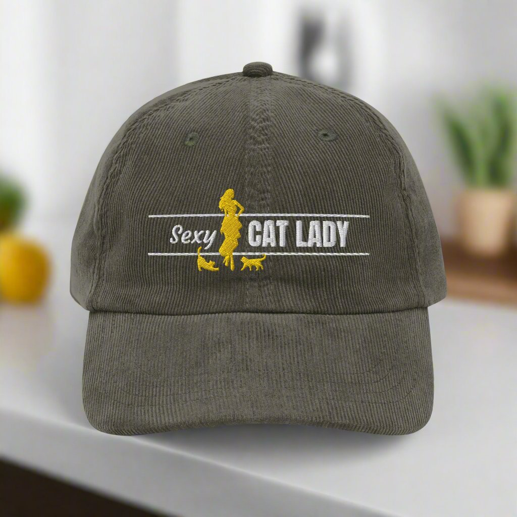 Sexy Cat Lady Corduroy Cat - Hats - EpiAl's Shop