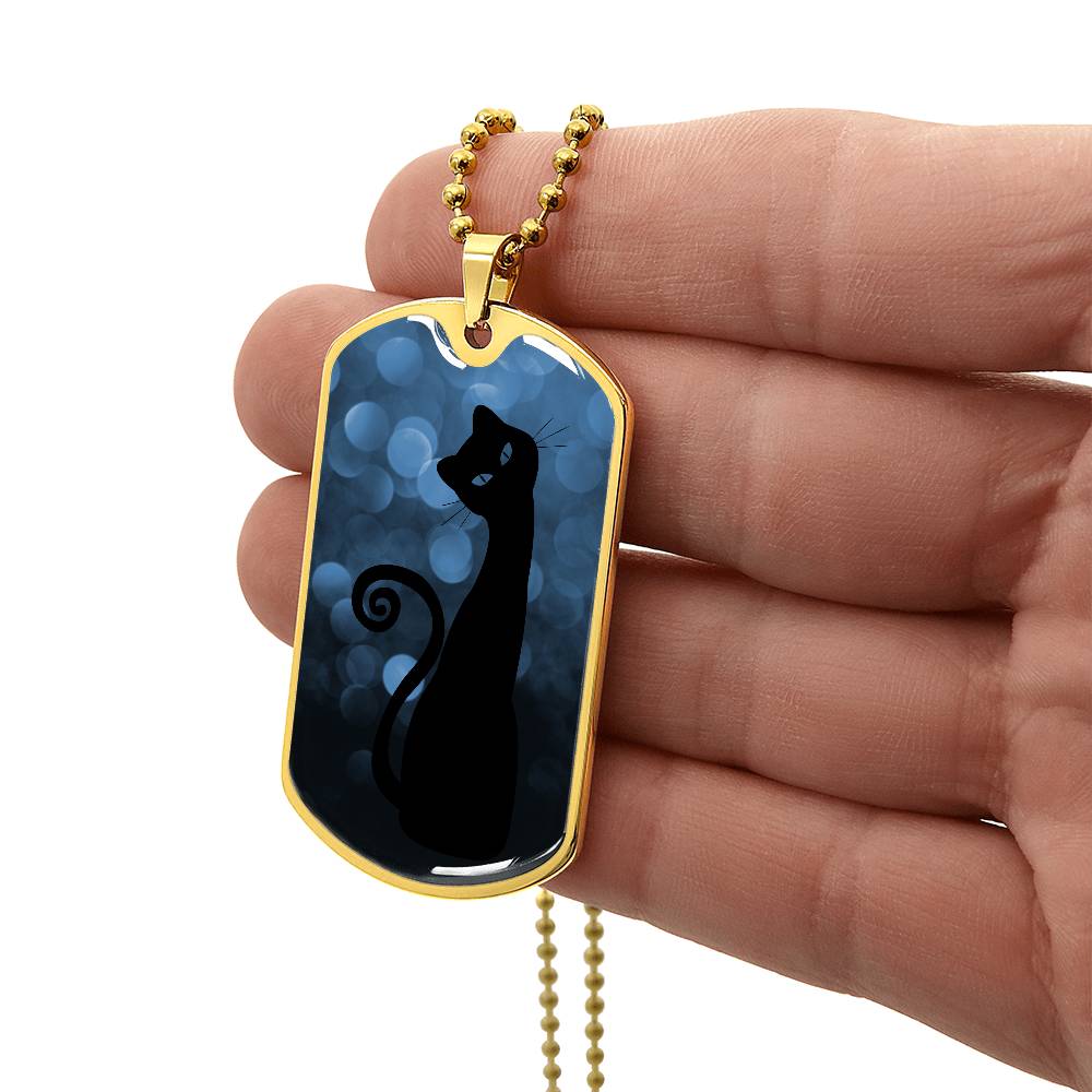 Shadow Kitty Necklace - Jewelry - Epileptic Al’s Shop