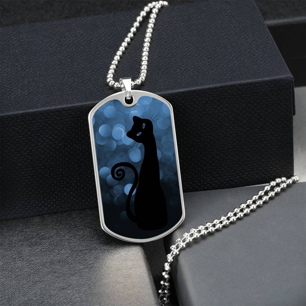 Shadow Kitty Necklace - Jewelry - Epileptic Al’s Shop