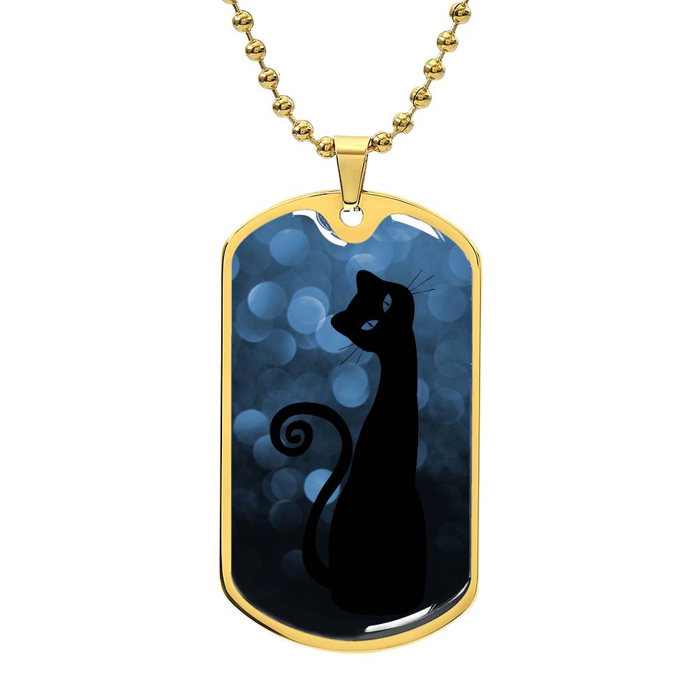 Shadow Kitty Necklace - Jewelry - Epileptic Al’s Shop