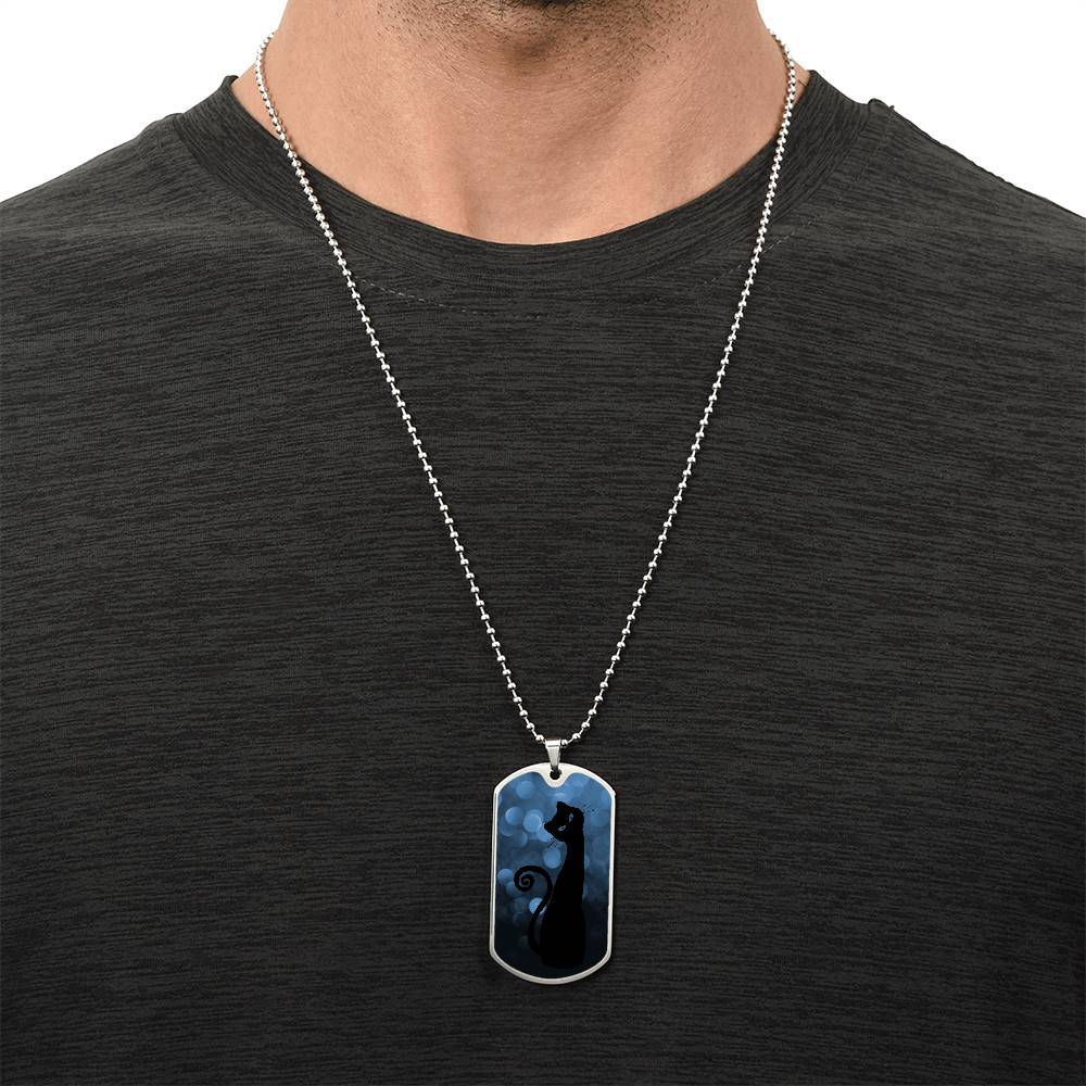 Shadow Kitty Necklace - Jewelry - Epileptic Al’s Shop