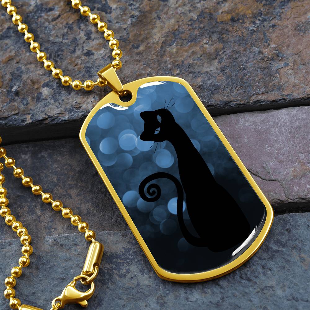 Shadow Kitty Necklace - Jewelry - Epileptic Al’s Shop
