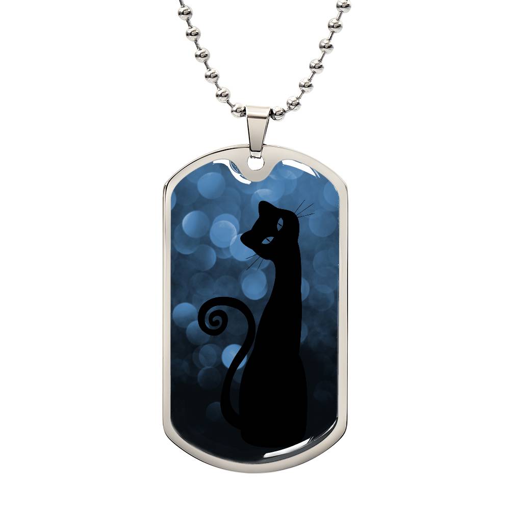 Shadow Kitty Necklace - Jewelry - Epileptic Al’s Shop