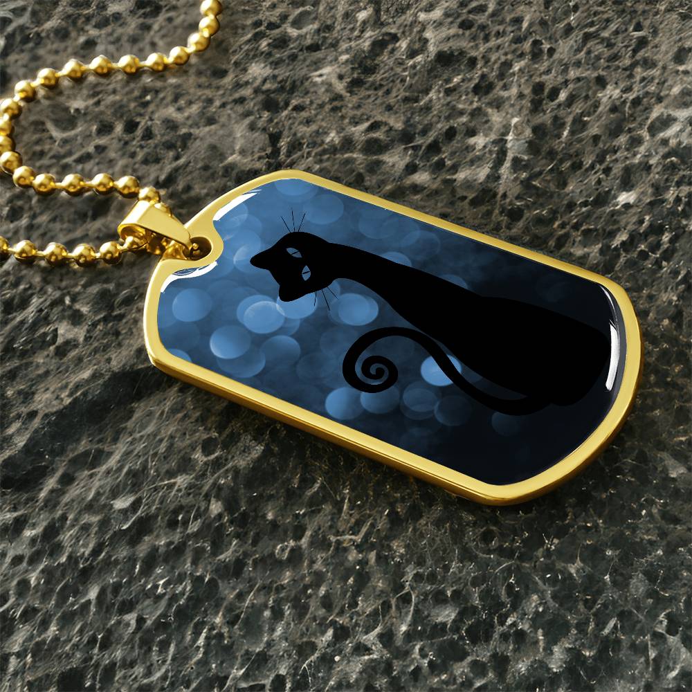 Shadow Kitty Necklace - Jewelry - Epileptic Al’s Shop