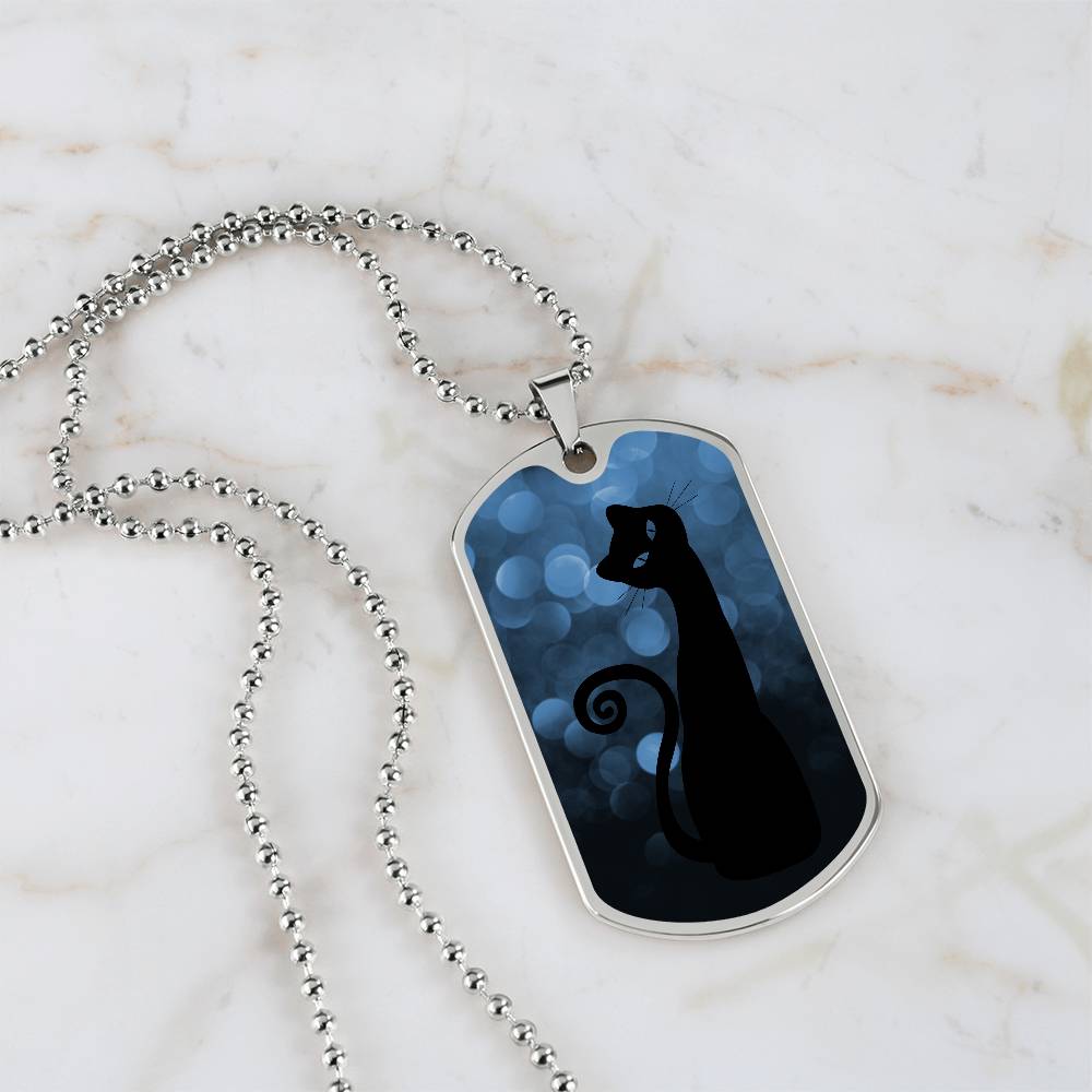 Shadow Kitty Necklace - Jewelry - Epileptic Al’s Shop
