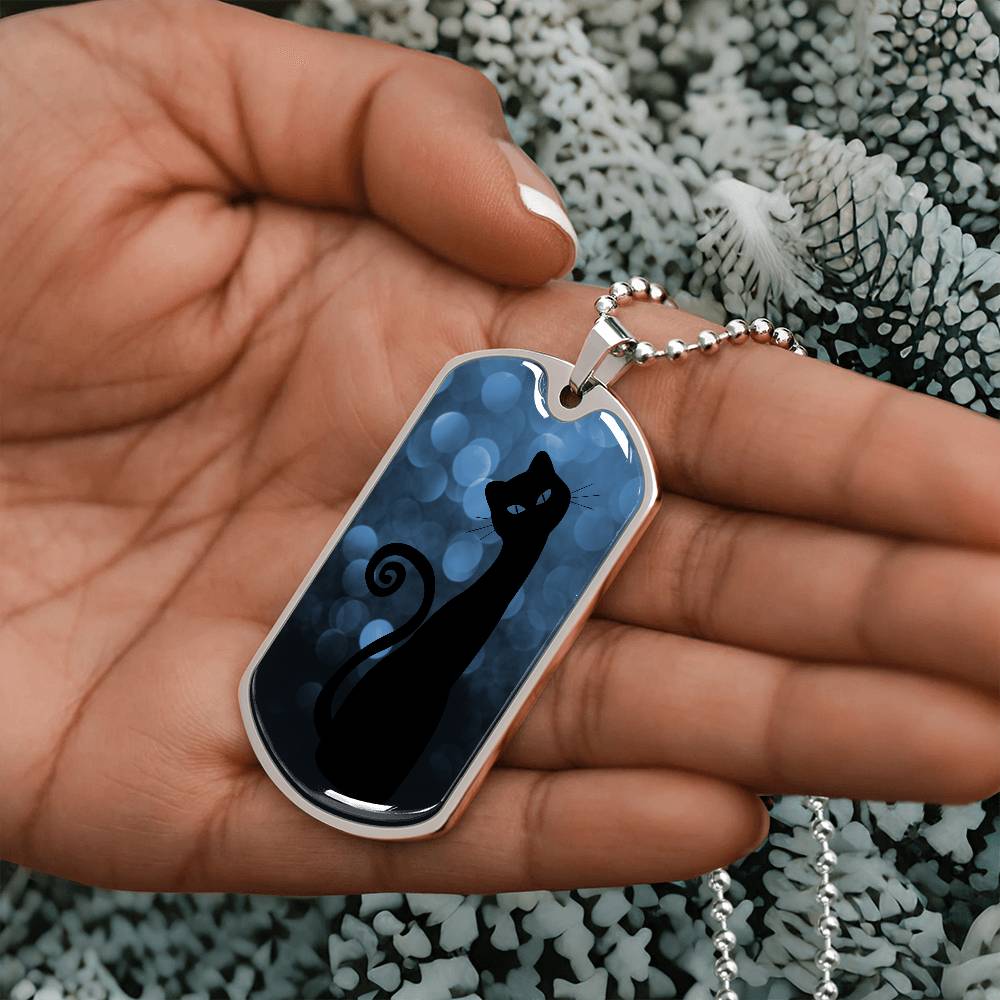Shadow Kitty Necklace - Jewelry - Epileptic Al’s Shop