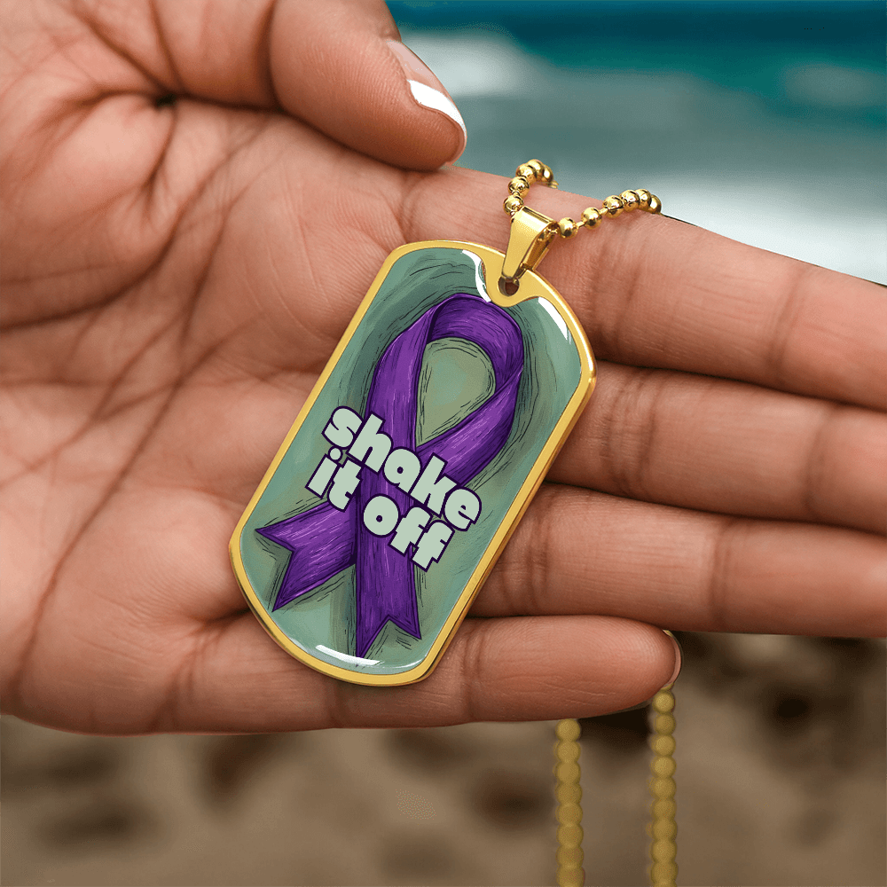 Shake It Off Dog Tag Necklace - Jewelry, Necklaces - EpiAl's Shop