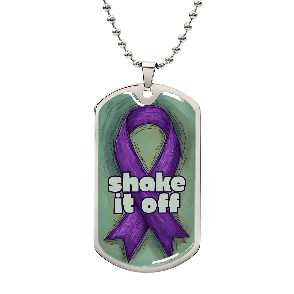 Shake It Off Dog Tag Necklace - Jewelry, Necklaces - EpiAl's Shop