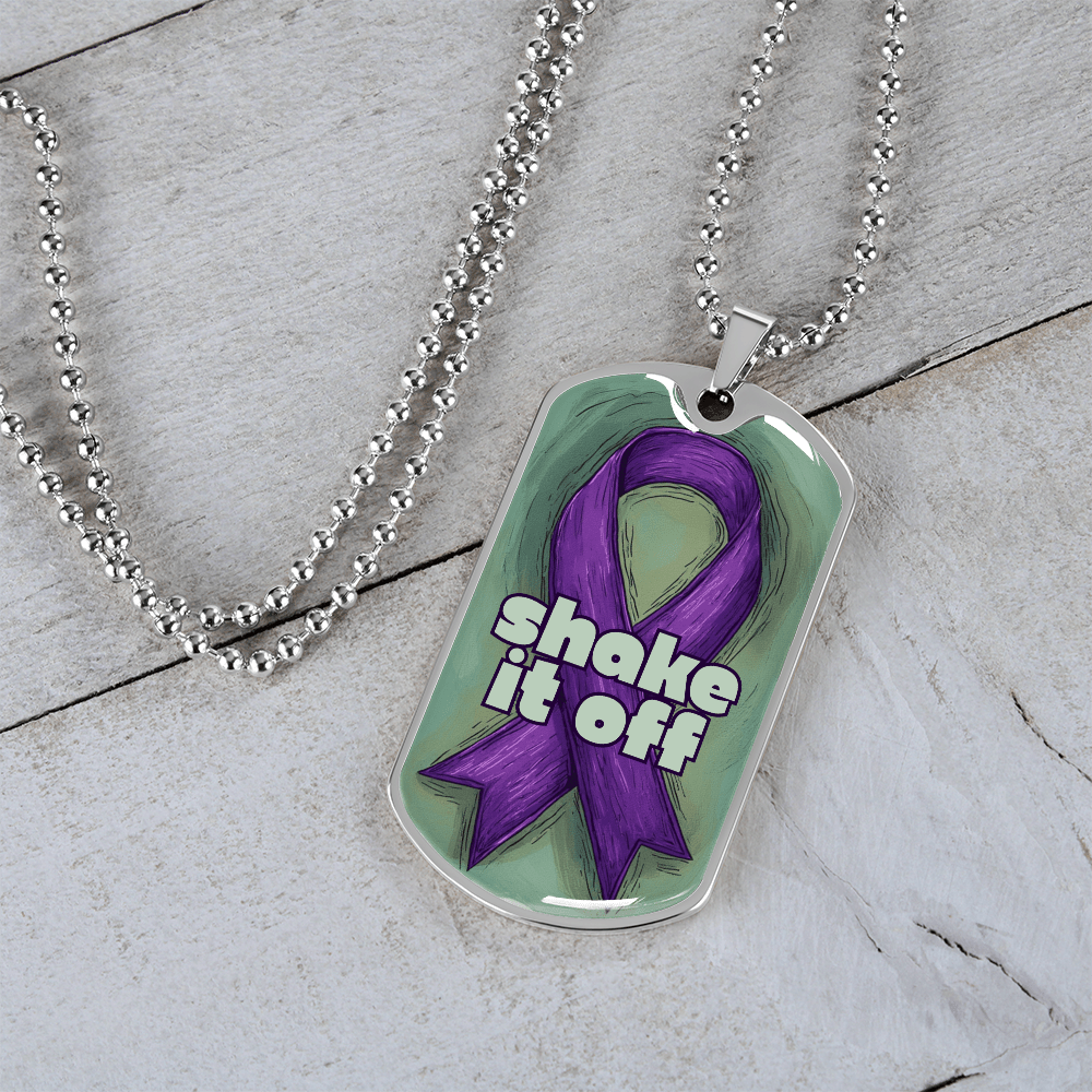 Shake It Off Dog Tag Necklace - Jewelry, Necklaces - EpiAl's Shop