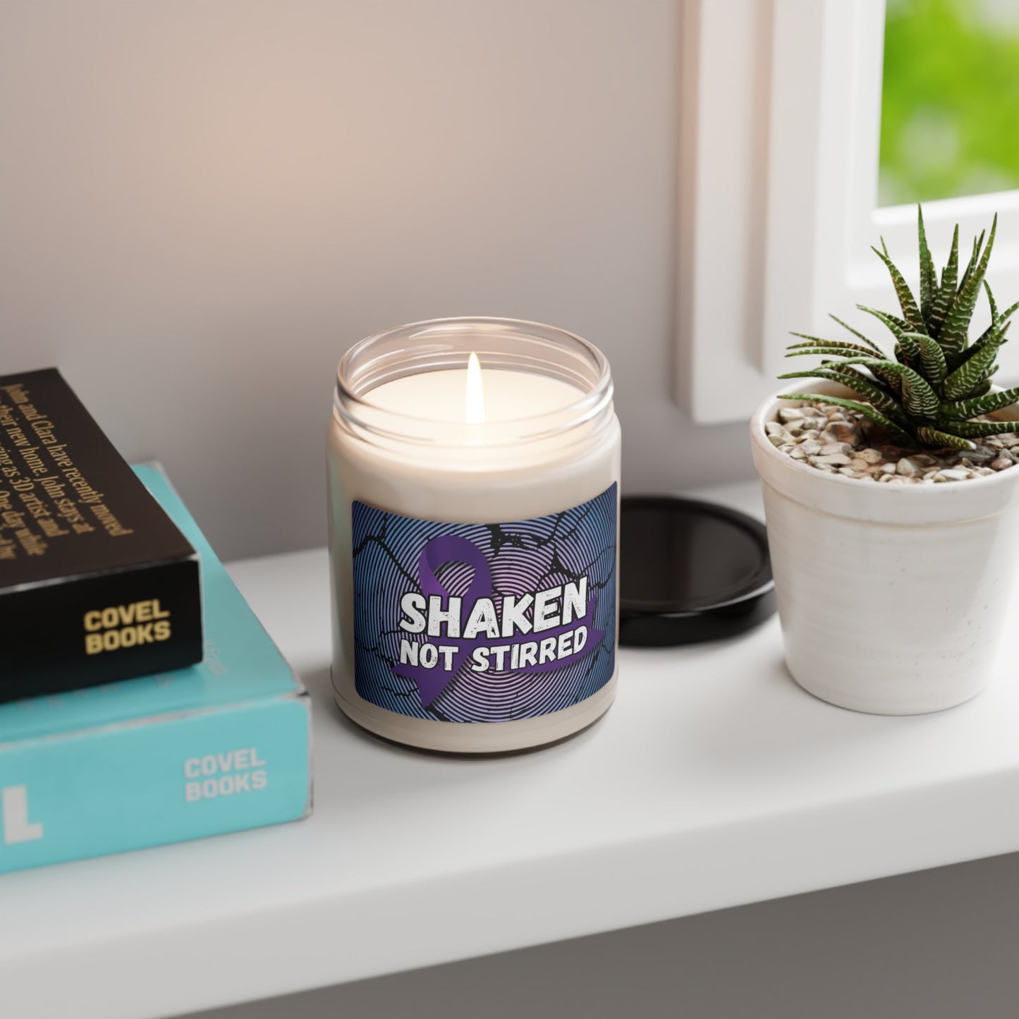 Shaken Not Stirred.Scented Soy Candle, 9oz - Home Decor - Epileptic Al’s Shop