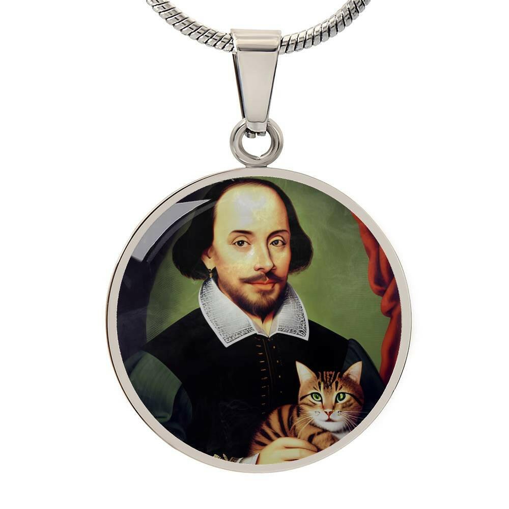 Shakespeare Cat Necklace - Jewelry - Epileptic Al’s Shop