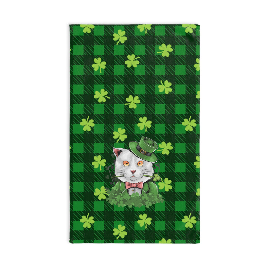 Shamrock Cat Hand Towel - Home Decor - Epileptic Al’s Shop