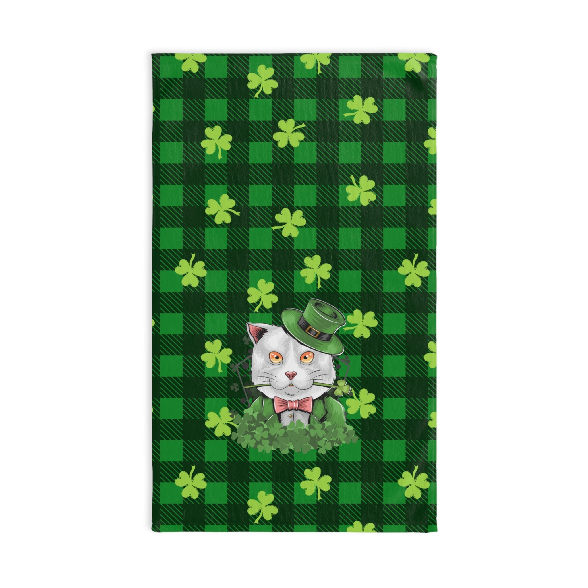 Shamrock Cat Hand Towel - EpiAl's Shop