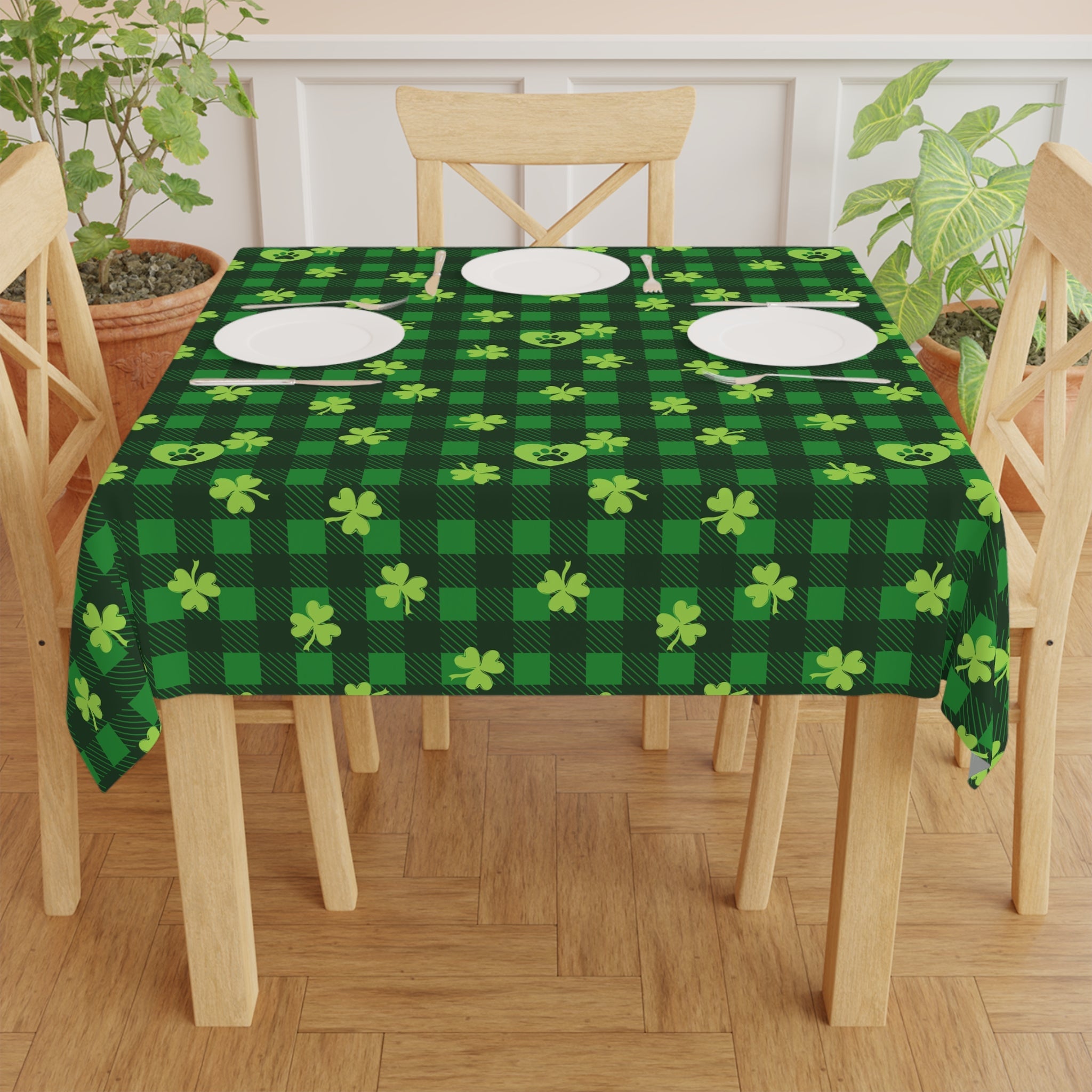 Shamrock Paws Tablecloth - EpiAl's Shop