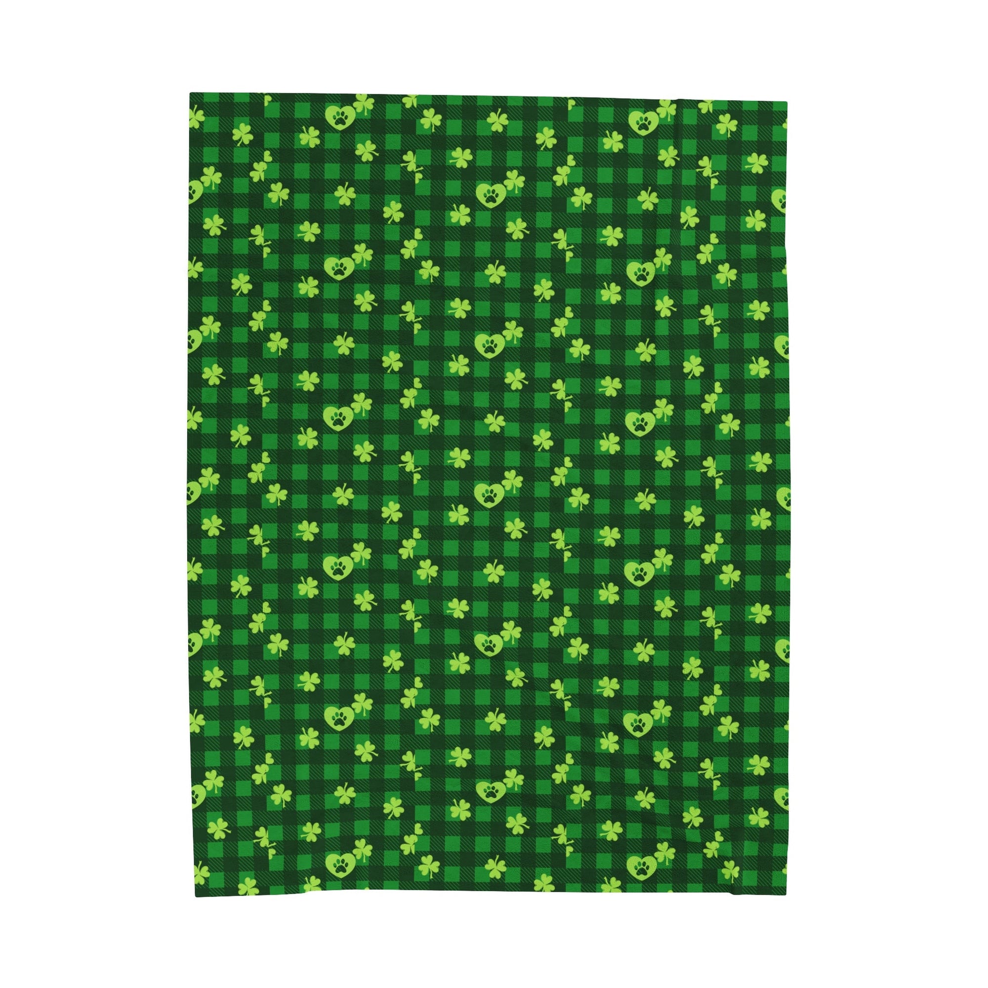 Shamrock Velveteen Plush Blanket - All Over Prints - Epileptic Al’s Shop